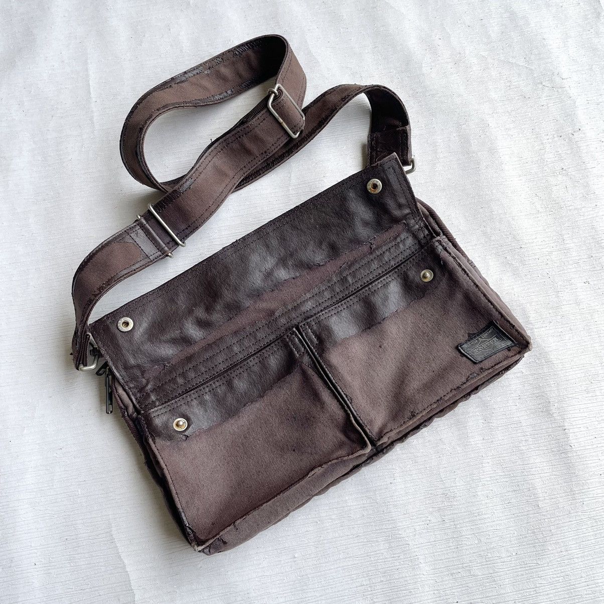 Head Porter × Porter Distressed Porter Free Style Shoulder Bag Size ONE SIZE - 10 Thumbnail