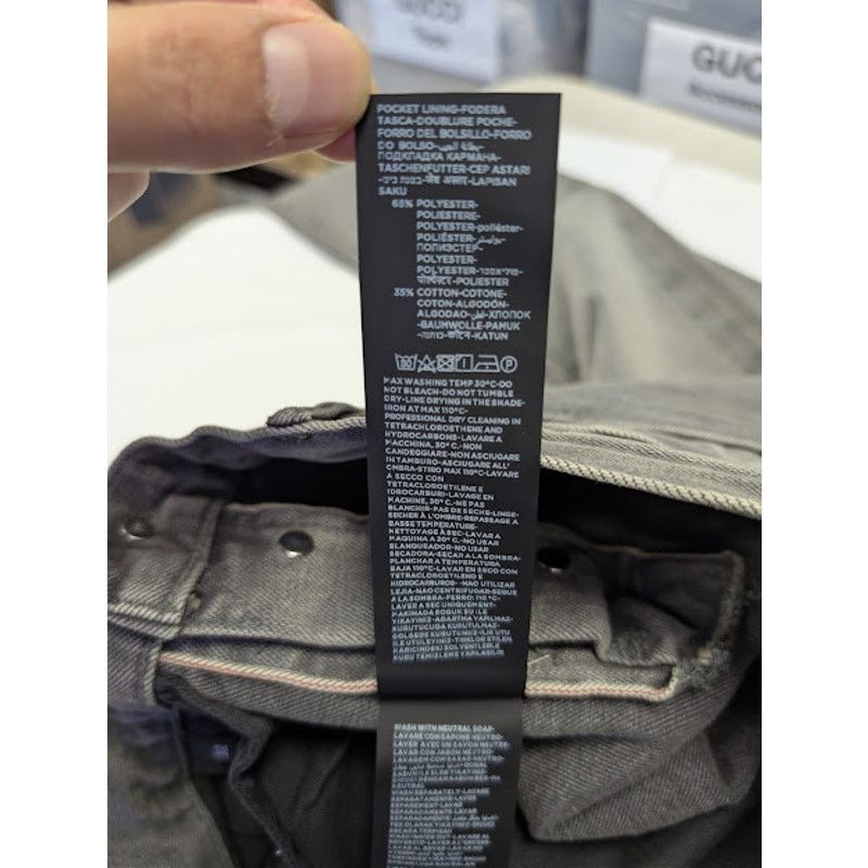 Tom Ford o1rshd1 Slim-Fit Denim Jeans in Grey Size US 32 / EU 48 - 20 Thumbnail
