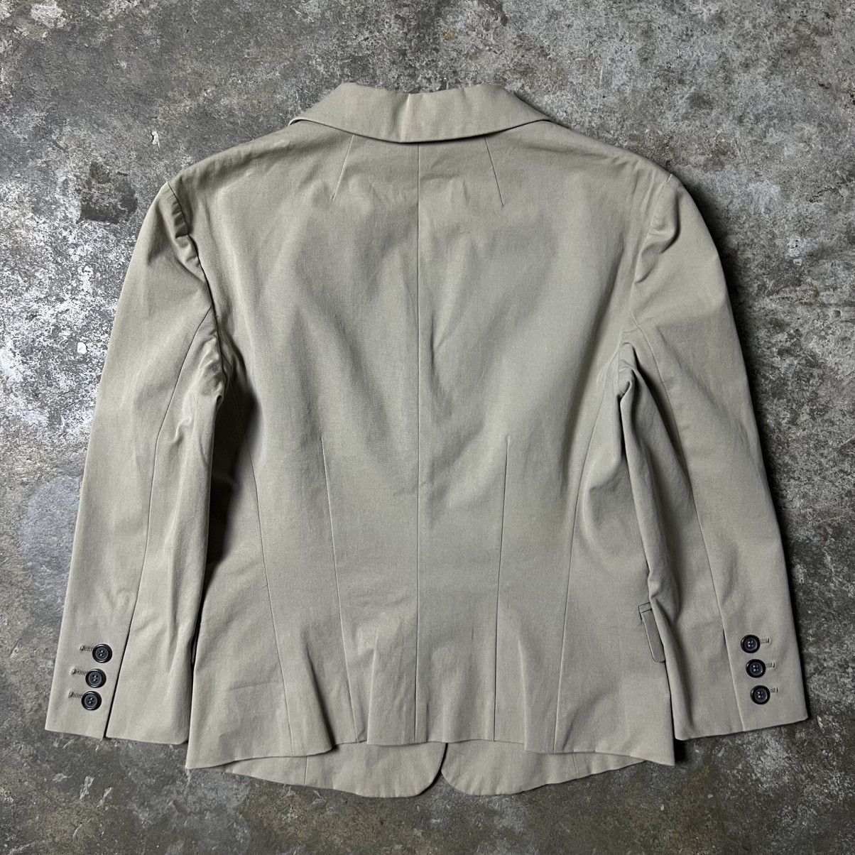 Prada Prada - SS06 - Khaki Tailored Blazer Size M / US 6-8 / IT 42-44 - 2 Thumbnail