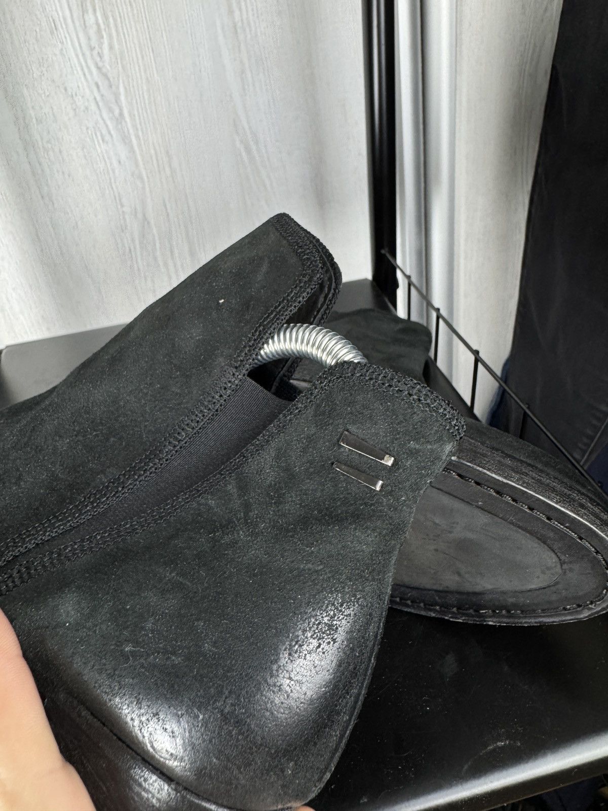 The Last Conspiracy The Last Conspiracy AASE WAXED SUEDE BLACK Ankle Boots sz 39 Size US 9 / IT 39 - 14 Thumbnail