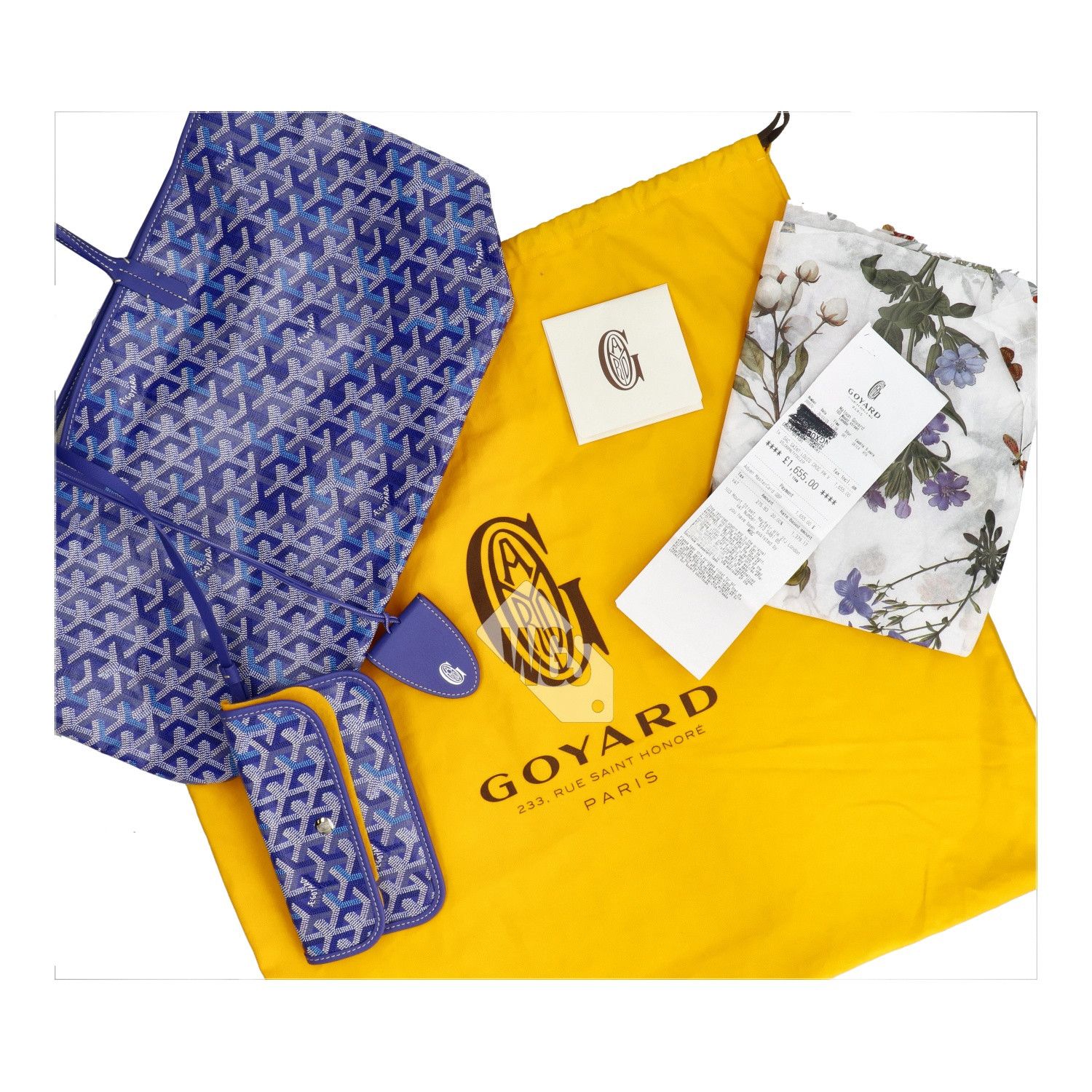 Goyard Goyard Saint Louis PM Tote Multicolour Blueberry Purple Size ONE SIZE - 15 Thumbnail