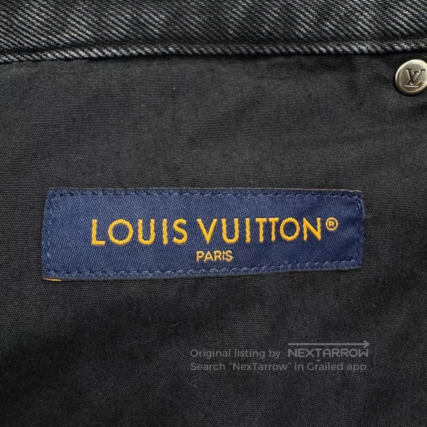 Louis Vuitton louis vuitton gradient embroidered denim pants. Size US 36 / EU 52 - 4 Thumbnail