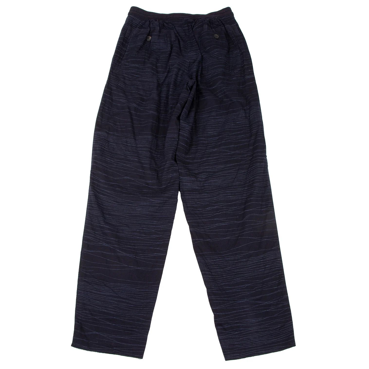 Issey Miyake Cotton Random Stripe Tapered Pants in Navy XL Size US 38 / EU 54 - 9 Thumbnail