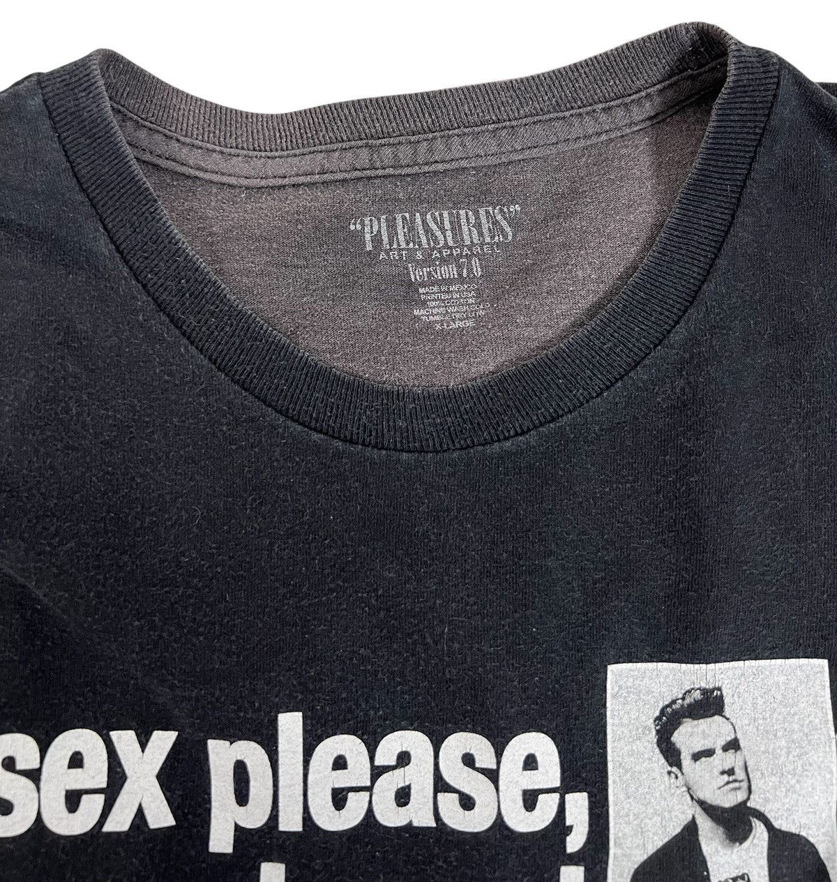 Pleasures Morrissey The Smiths “NO SEX PLEASE I NEED PLEASURES” Shirt Size US XL / EU 56 / 4 - 4 Thumbnail