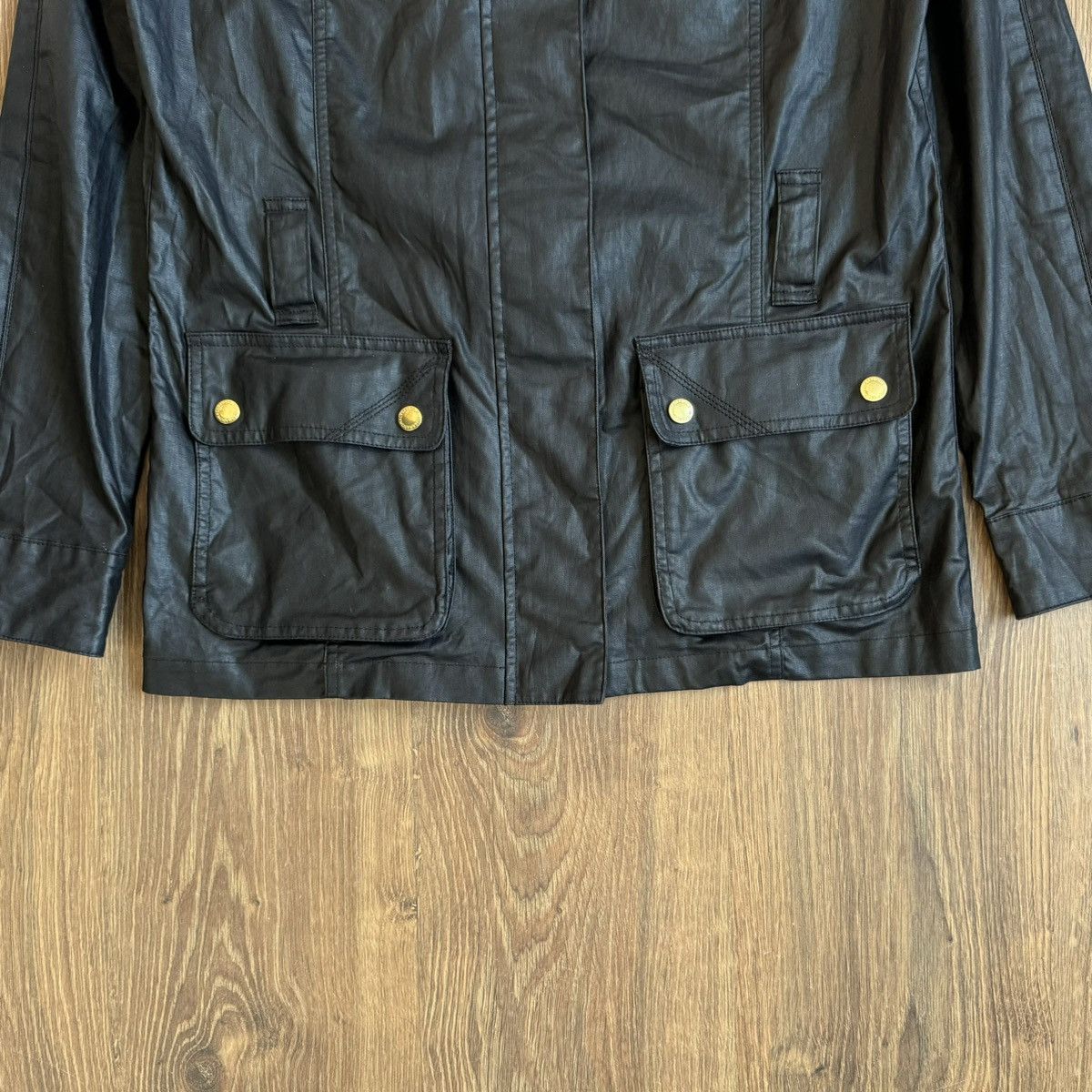 Barbour Barbour International Bearings Jacket Linen Blend Black Wmns Size M / US 6-8 / IT 42-44 - 3 Thumbnail