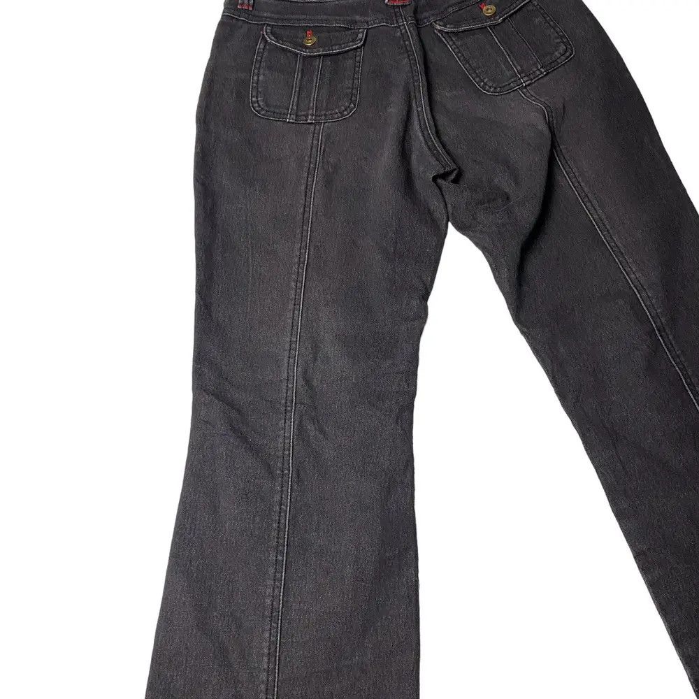 Japanese Brand Flared Lowrise Washed Straight Cut Jeans Size US 28 / EU 44 - 7 Thumbnail