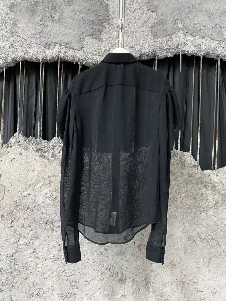 Saint Laurent Paris Saint Laurent SLP Puff Sleeve Shirt- Size US XS / EU 42 / 0 - 2 Thumbnail