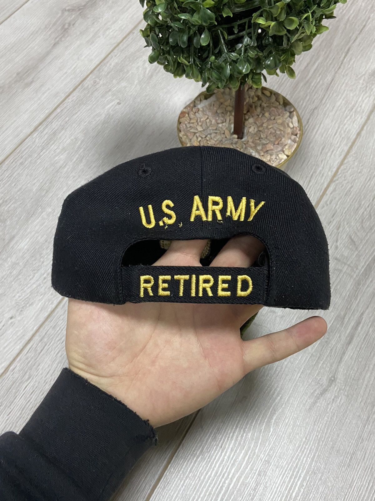 Vintage USA army retired vintage big logo cap Size ONE SIZE - 3 Thumbnail