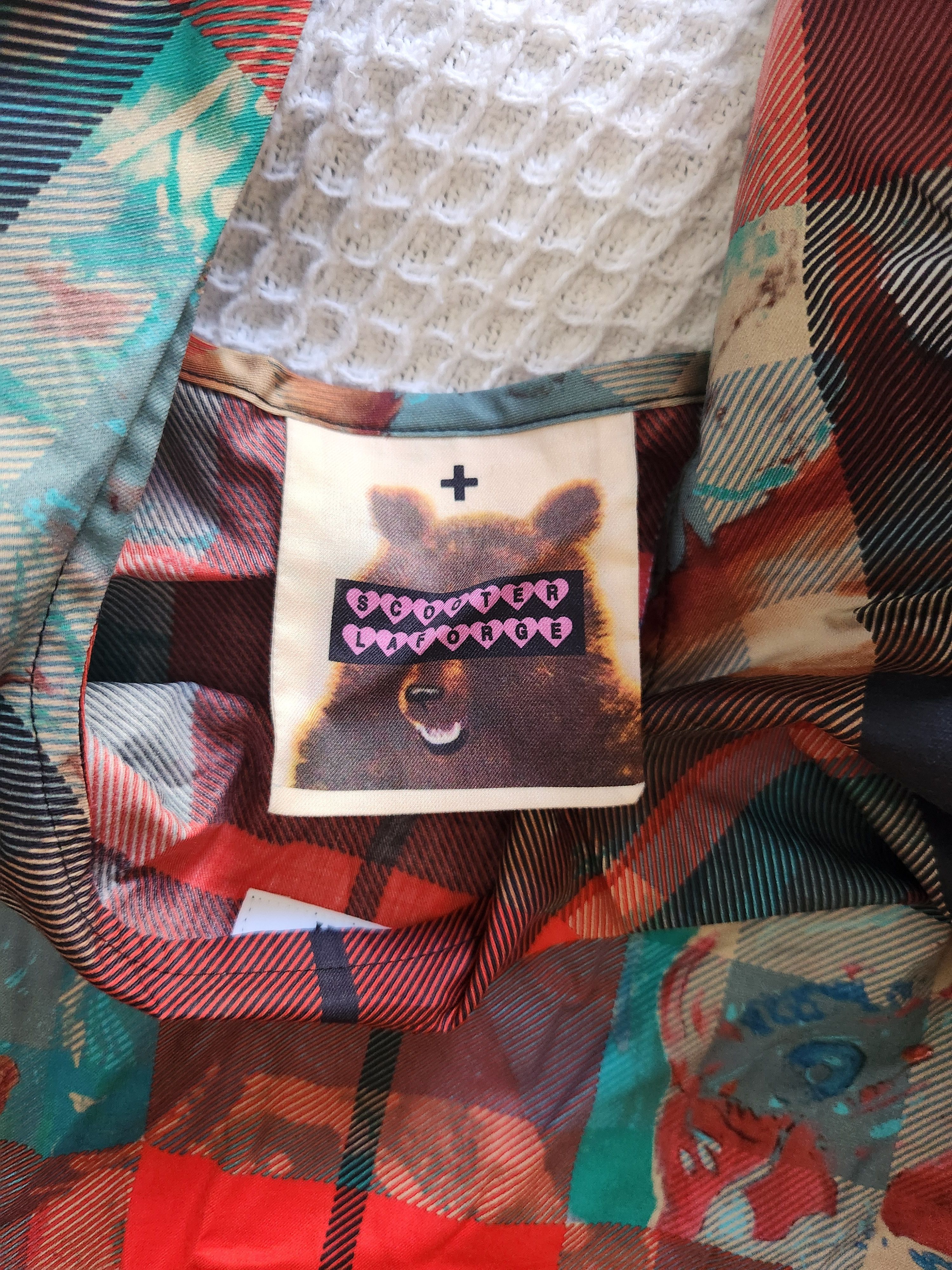 Other JCRT × Scooter LaForge Plaid/photo print zip-up hoodie Size US M / EU 48-50 / 2 - 6 Thumbnail