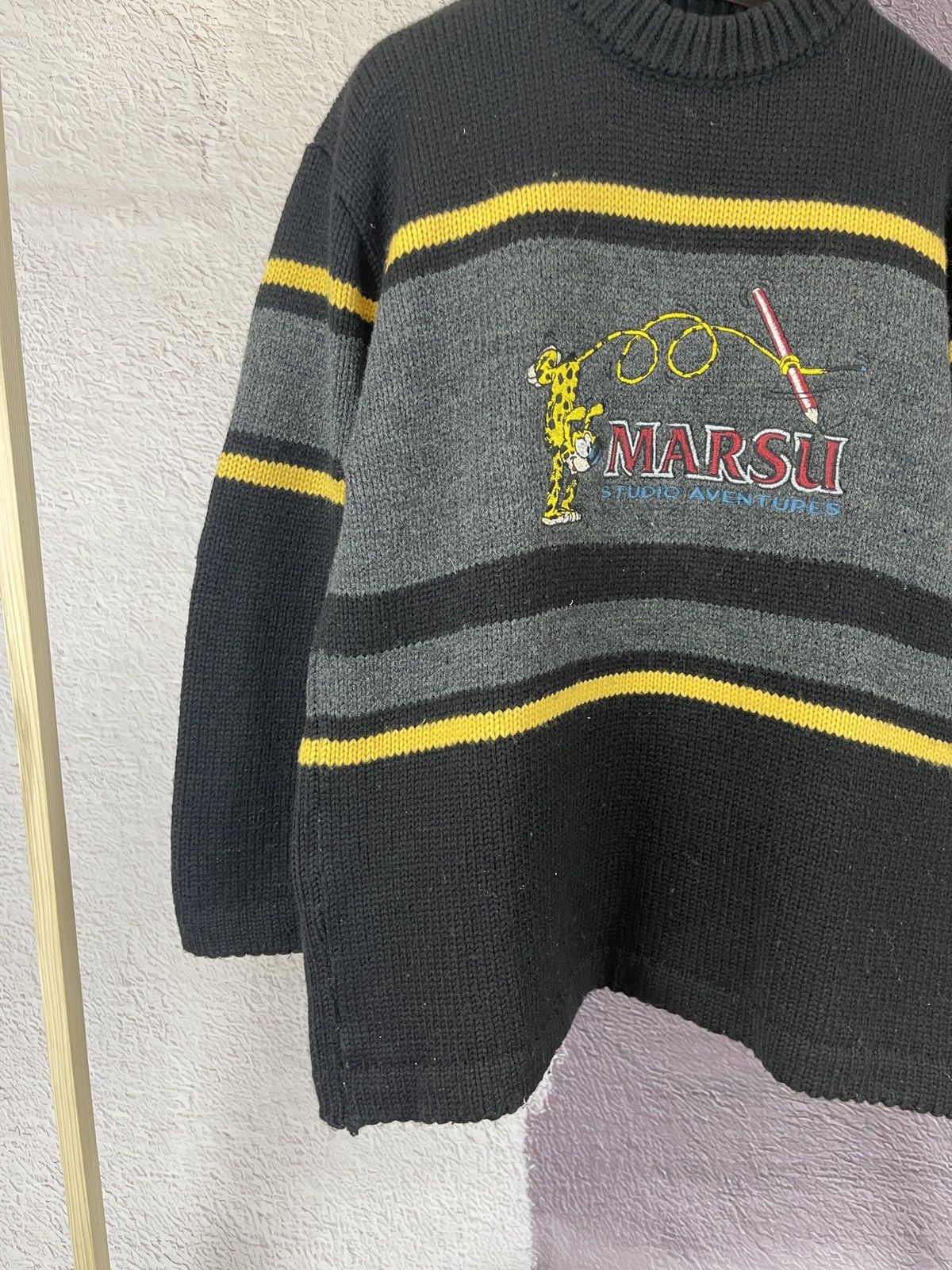 Vintage Marsupilami Studio adventures marsu 1997 high neck sweater Size US L / EU 52-54 / 3 - 3 Thumbnail