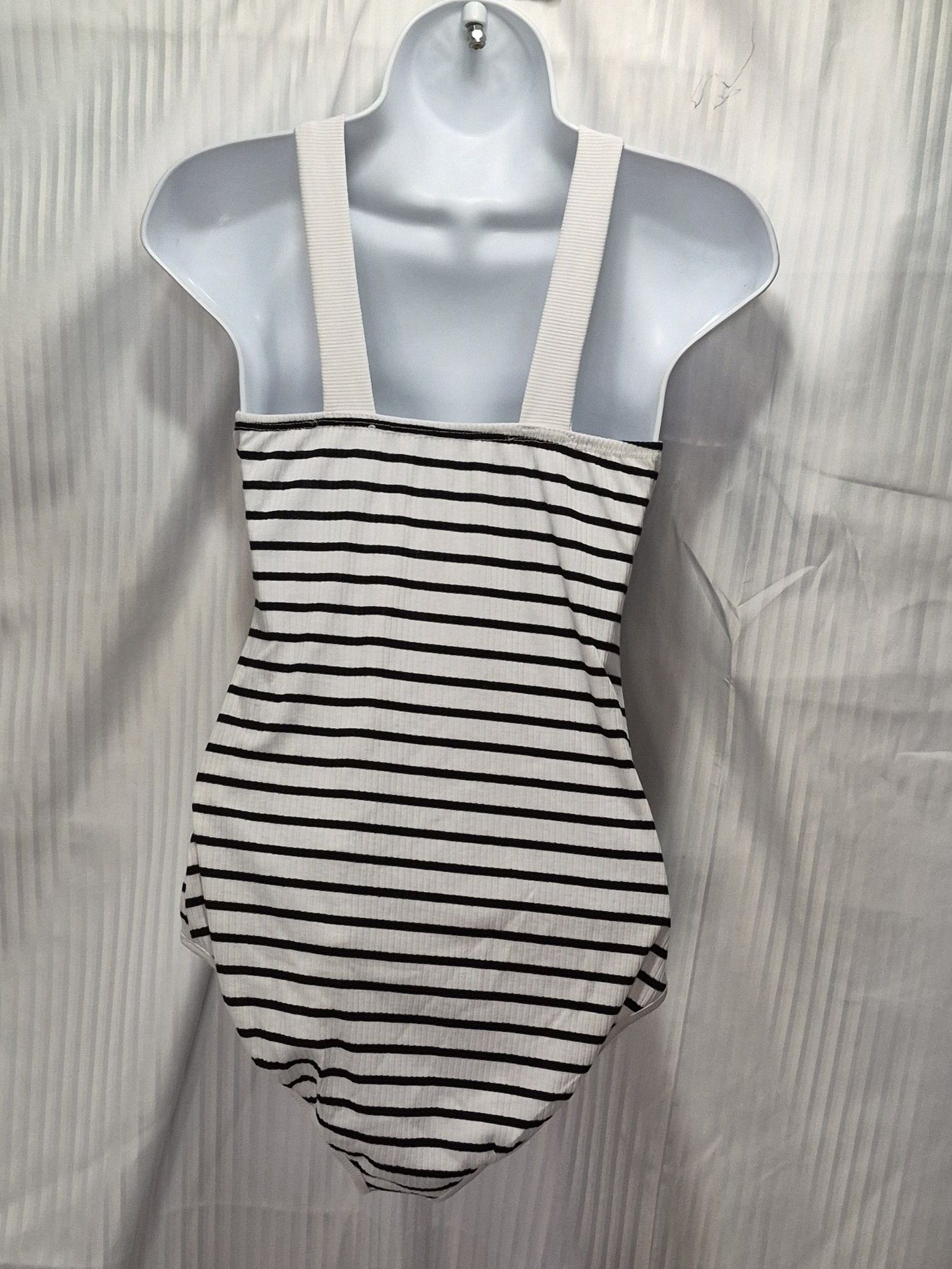 Other Striped Cross Sleeveless Bodysuit - Black & White Size Small Size S / US 4 / IT 40 - 5 Thumbnail