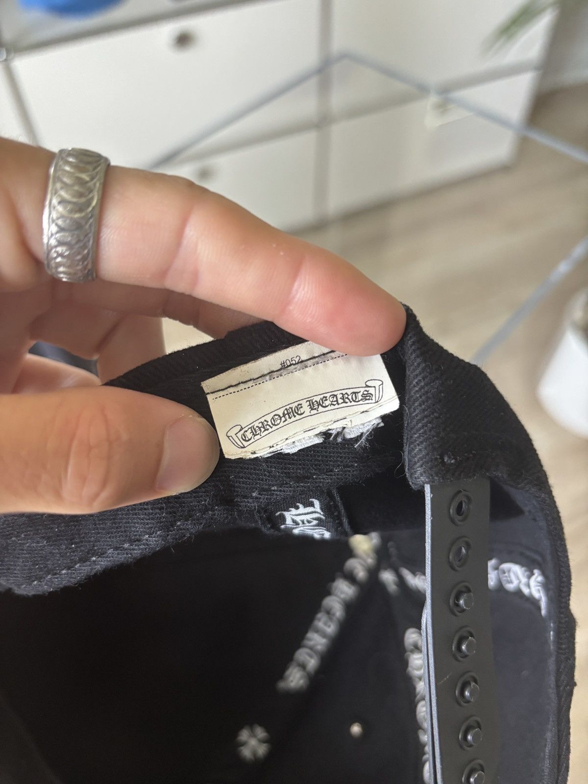 Chrome Hearts CHROME HEARTS FLORAL DAGGER DENIM HAT Size ONE SIZE - 10 Thumbnail