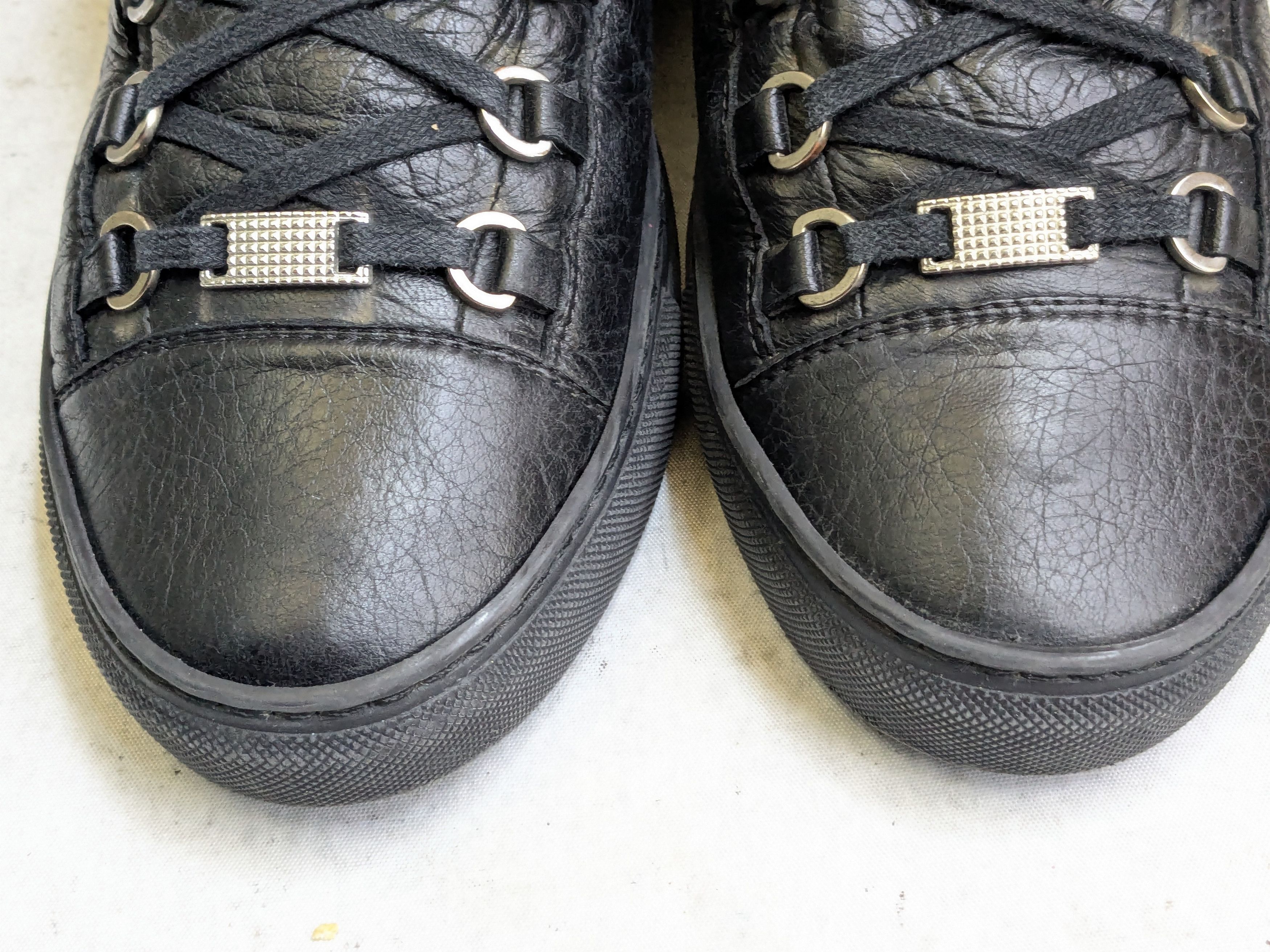 Balenciaga Balenciaga Arena Sneakers Black 9 High Tops Leather Size US 9 / EU 42 - 3 Thumbnail