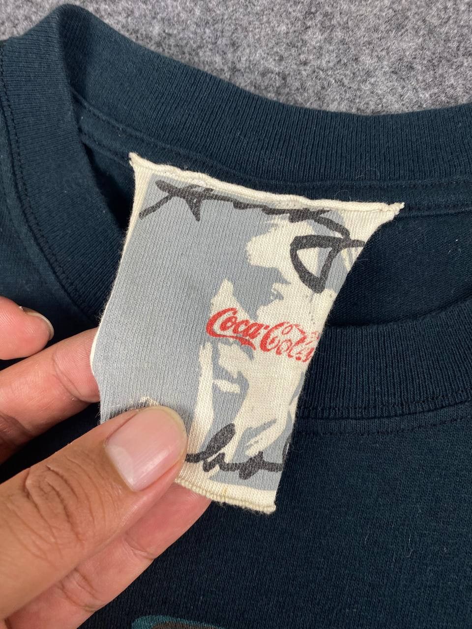 Andy Warhol vintage andy warhol x coca cola tee nice design Size US L / EU 52-54 / 3 - 3 Thumbnail