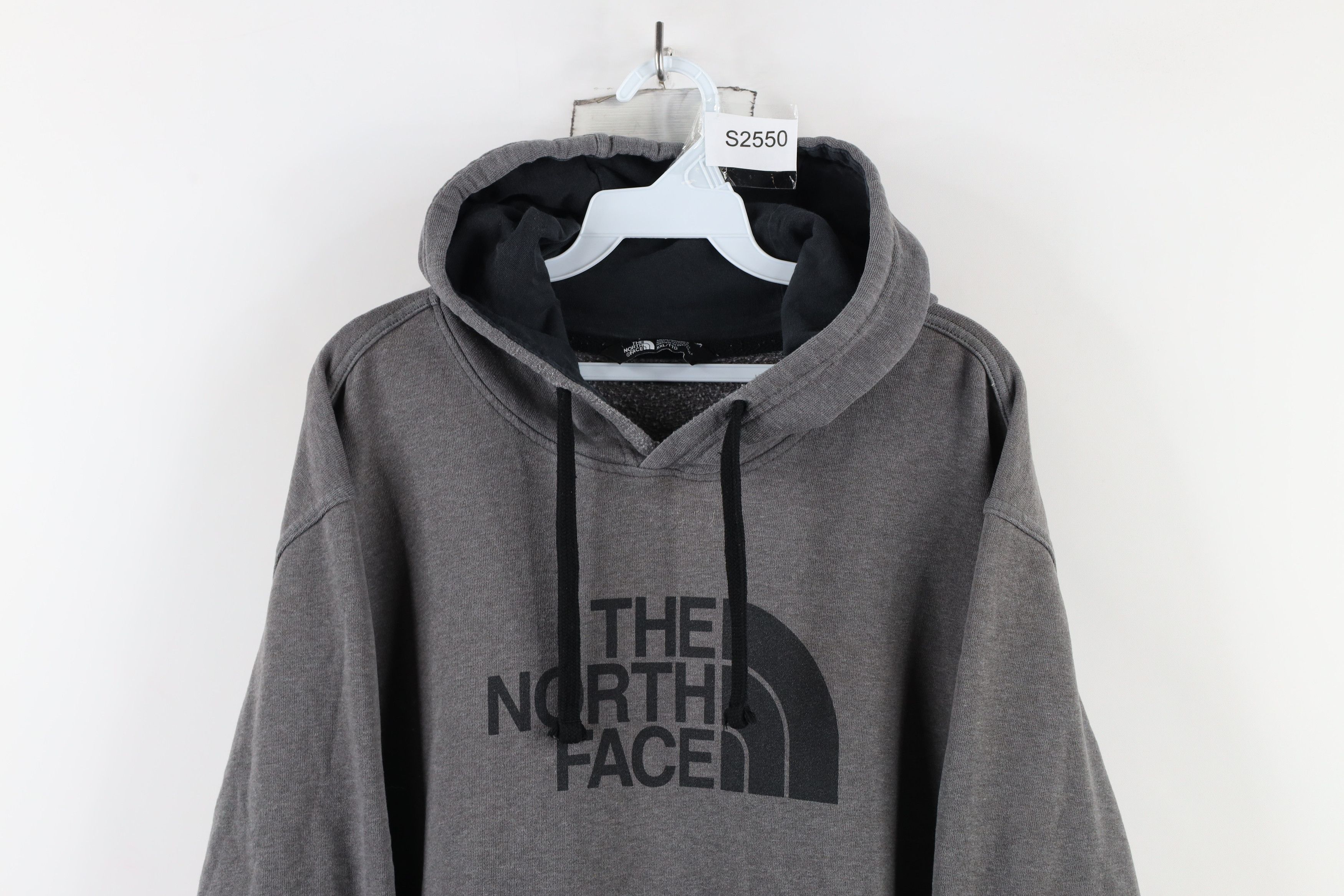 The North Face × Vintage Vintage The North Face Spell Out Big Logo Hoodie Sweatshirt Size US XXL / EU 58 / 5 - 2 Thumbnail