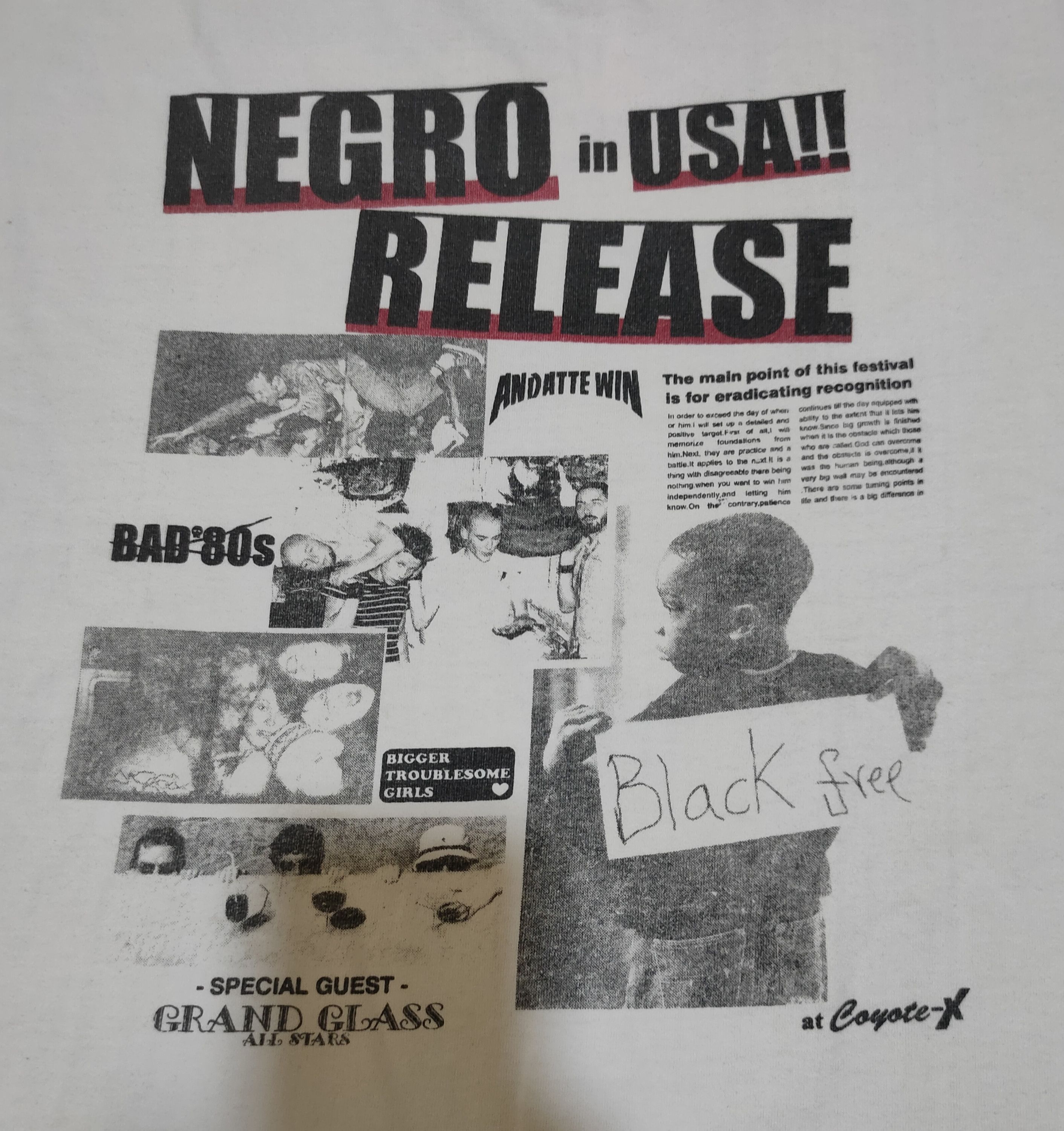 Vintage Vintage photo Tee Negro in USA release Size US L / EU 52-54 / 3 - 5 Thumbnail