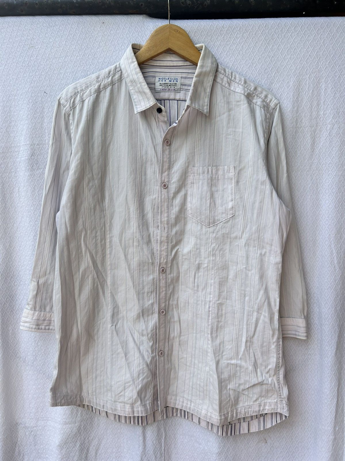 Nicole Club NCFM - Nicole Clube For Men Raglan Sleeves Shirt Size US L / EU 52-54 / 3 - 1 Thumbnail