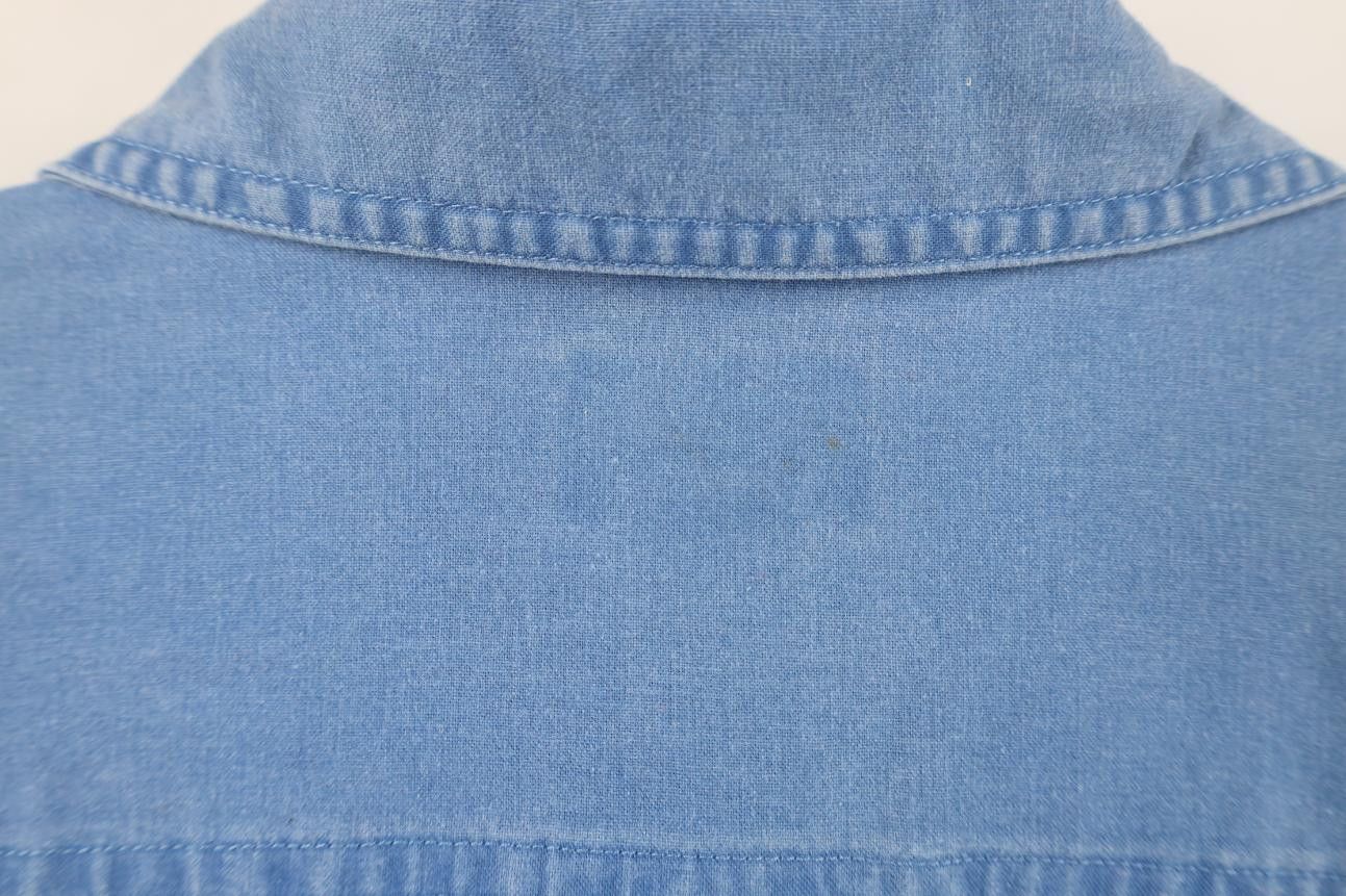 L.L. Bean Vintage LL Bean Stonewash Heavyweight Collared Button Shirt Size US XXL / EU 58 / 5 - 11 Thumbnail