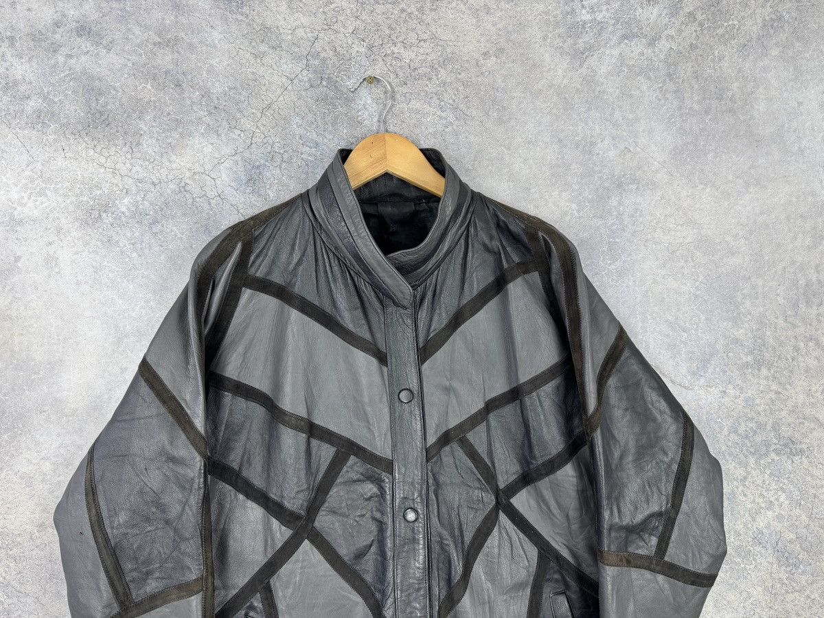 Yves Saint Laurent 1980s Vintage Yves Saint Laurent Leather Patch Work Women’s Size XL / US 12-14 / IT 48-50 - 4 Thumbnail