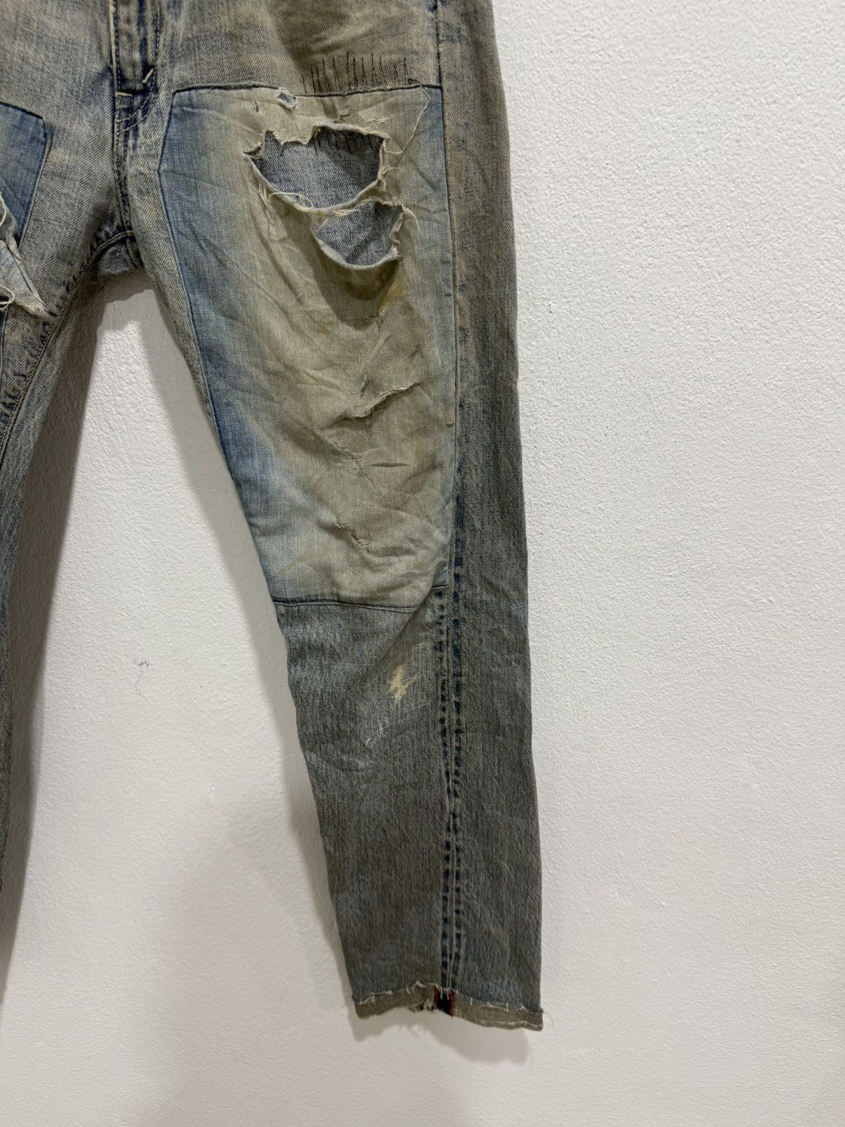Blue Blue Japan Blue-Blue Japan Distress Selvedge Denim Size US 32 / EU 48 - 4 Thumbnail