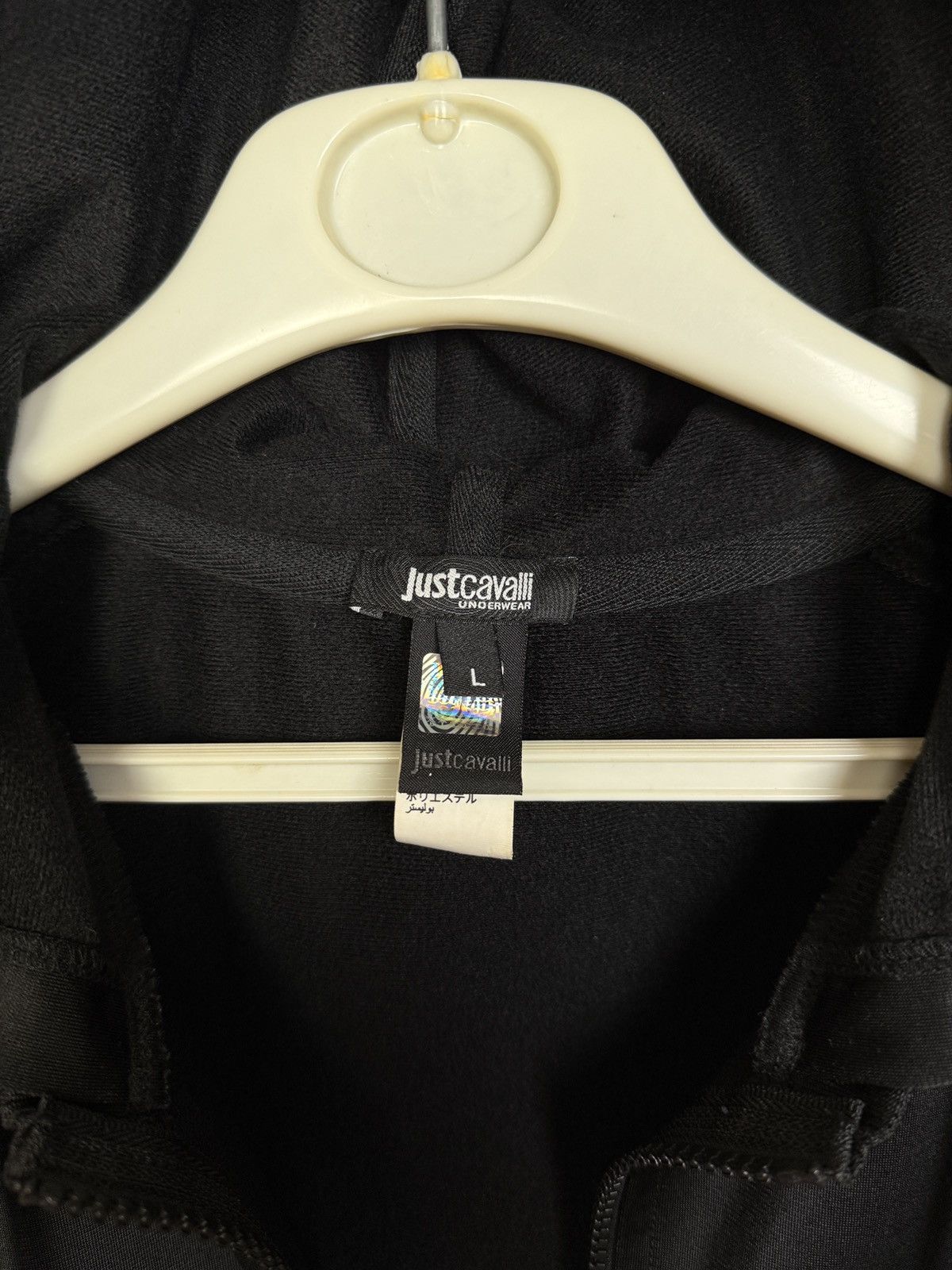 Just Cavalli Just Cavalli Vintage Y2k ZIP Hoodie Black Size L / US 10 / IT 46 - 11 Thumbnail