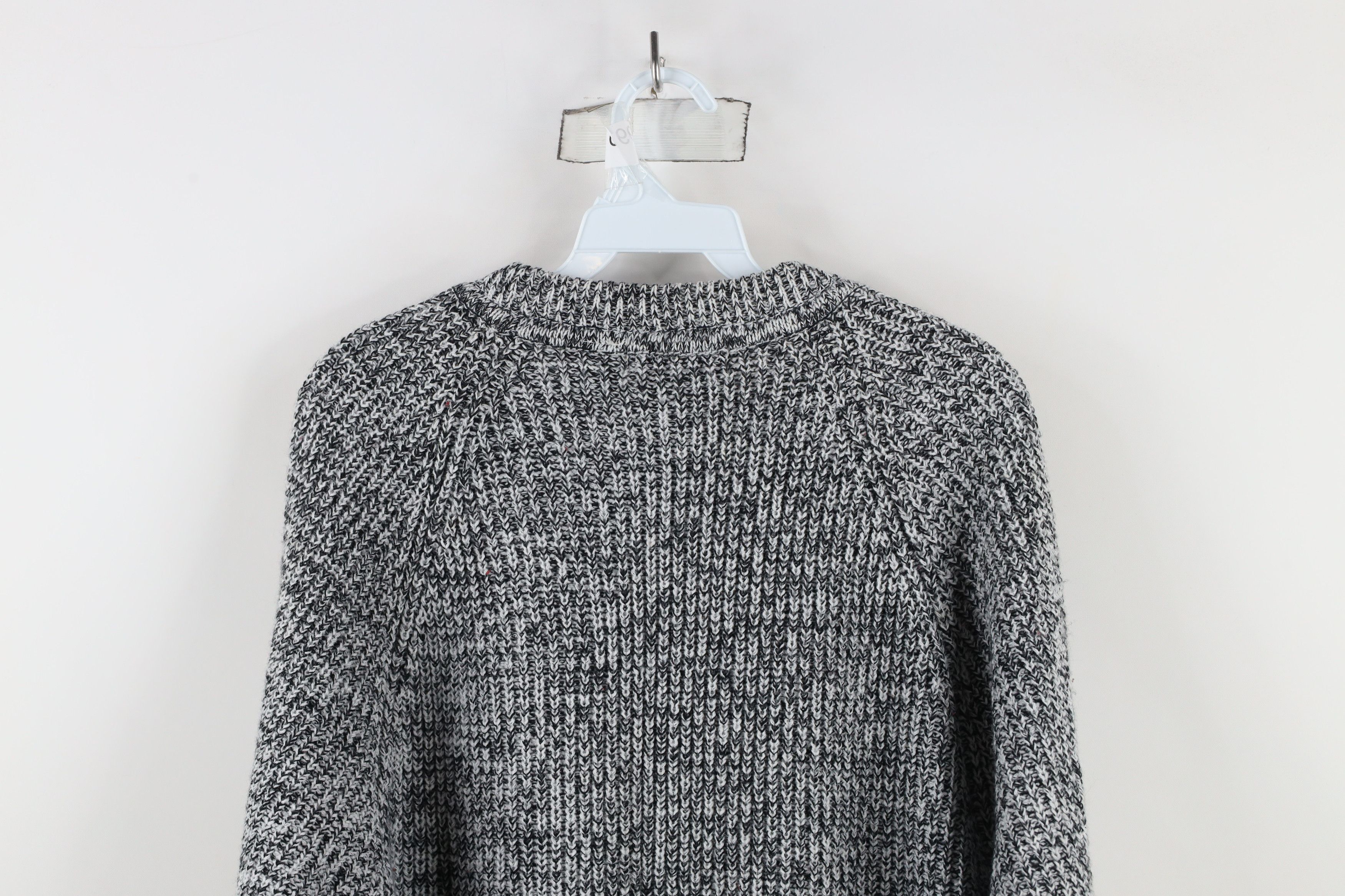Vintage Vintage 90s Streetwear Chunky Ribbed Knit Crewneck Sweater Size US M / EU 48-50 / 2 - 8 Thumbnail