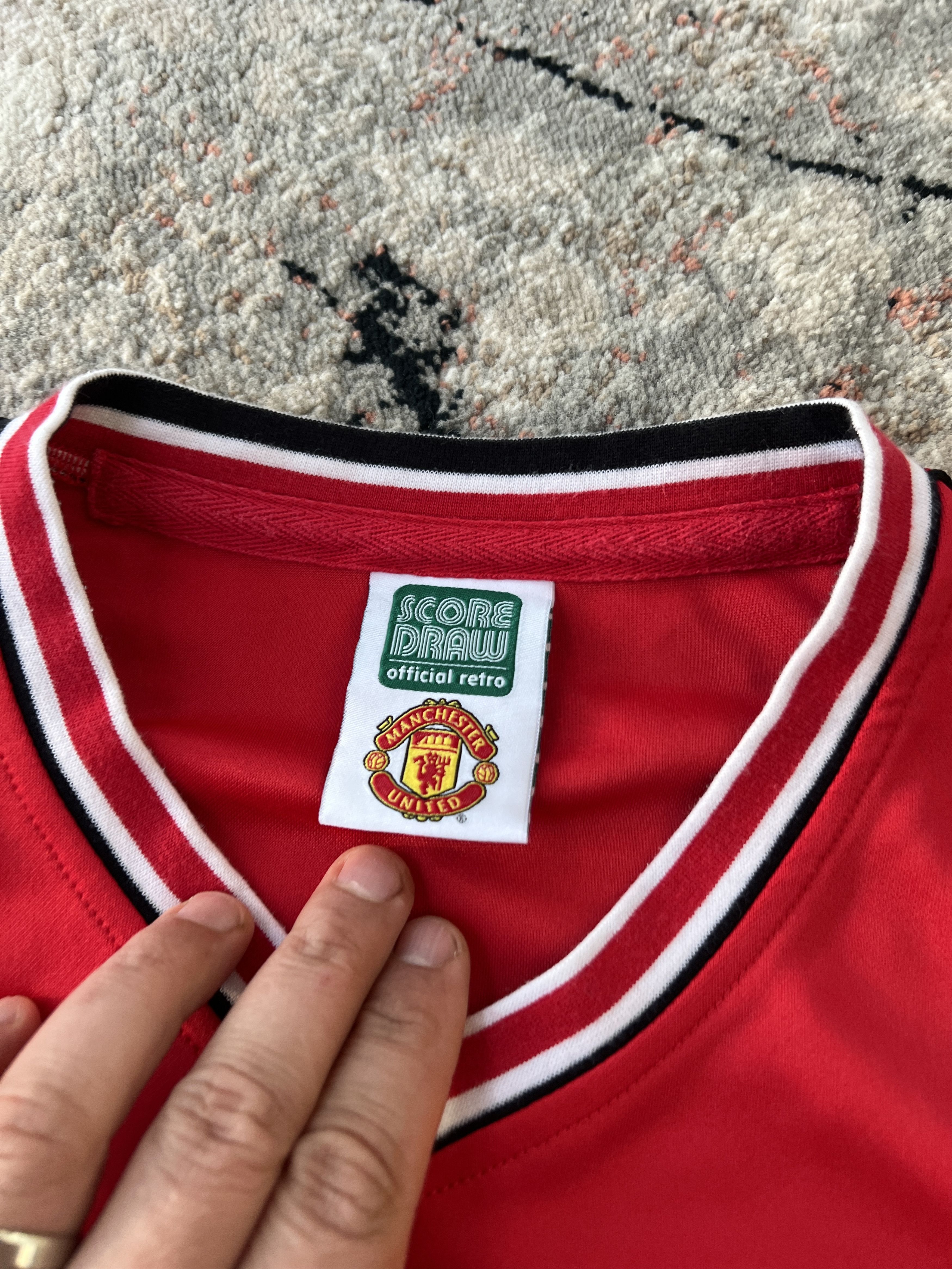 Other Manchester United Retro Sharp Jersey Size US M / EU 48-50 / 2 - 4 Thumbnail