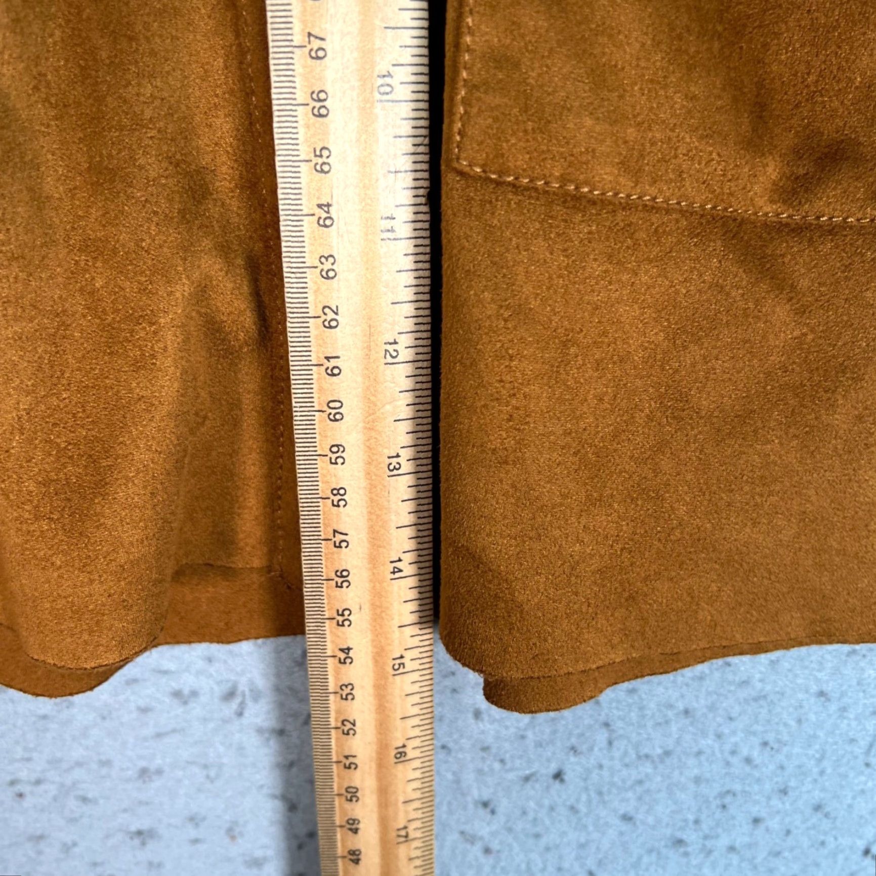 Zara VINTAGE Zara Trafaluc Womens XS Brown Mini Skirt With Belt & Pockets Size 26" / US 2 / IT 38 - 5 Thumbnail