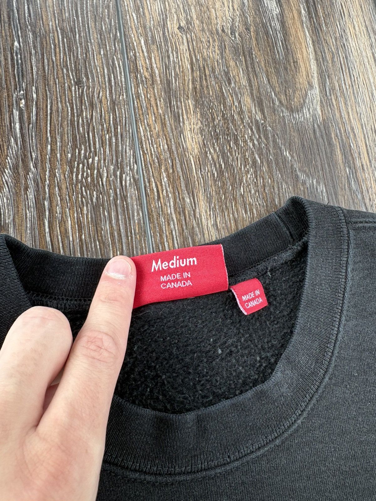 Supreme Supreme Small Box Crewneck Black Size US M / EU 48-50 / 2 - 4 Thumbnail