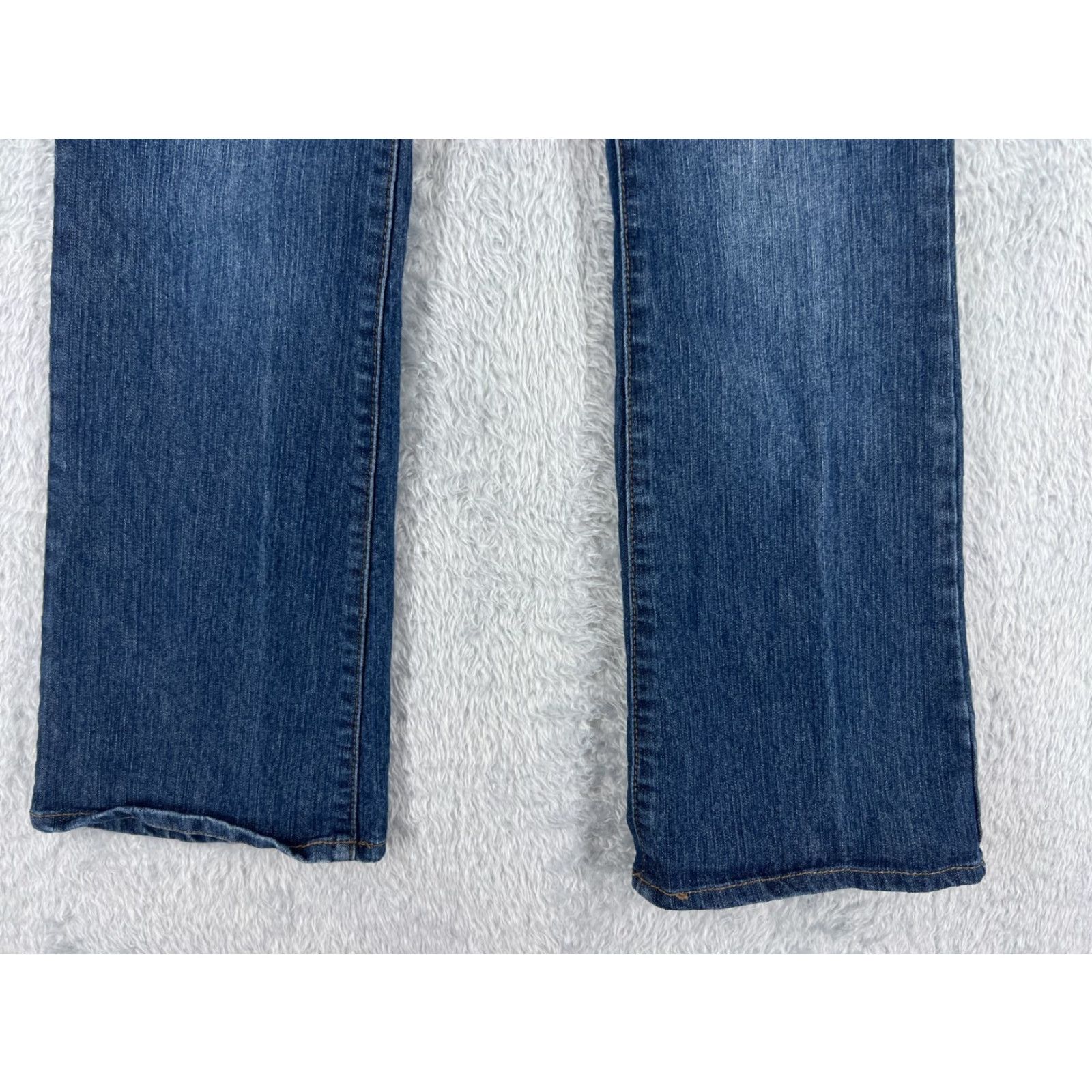 Faded Glory Faded Glory Jeans Women Bootcut Denim Blue 28x29 Cotton Stretch 4 Petite Low Rise 5-Pocket Size 27" / US 4 / IT 40 - 2 Thumbnail