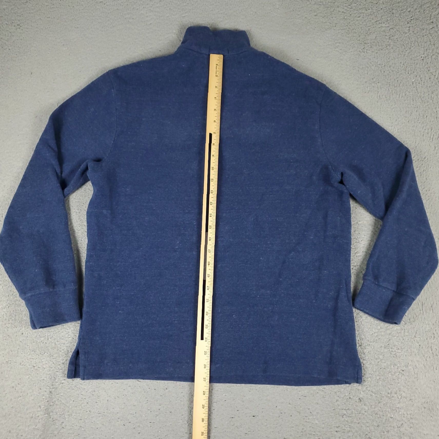 Ralph Lauren Ralph Lauren Sweater Mens Large Blue 1/4 Zip Pullover Knit Sweatshirt Size US L / EU 52-54 / 3 - 6 Thumbnail