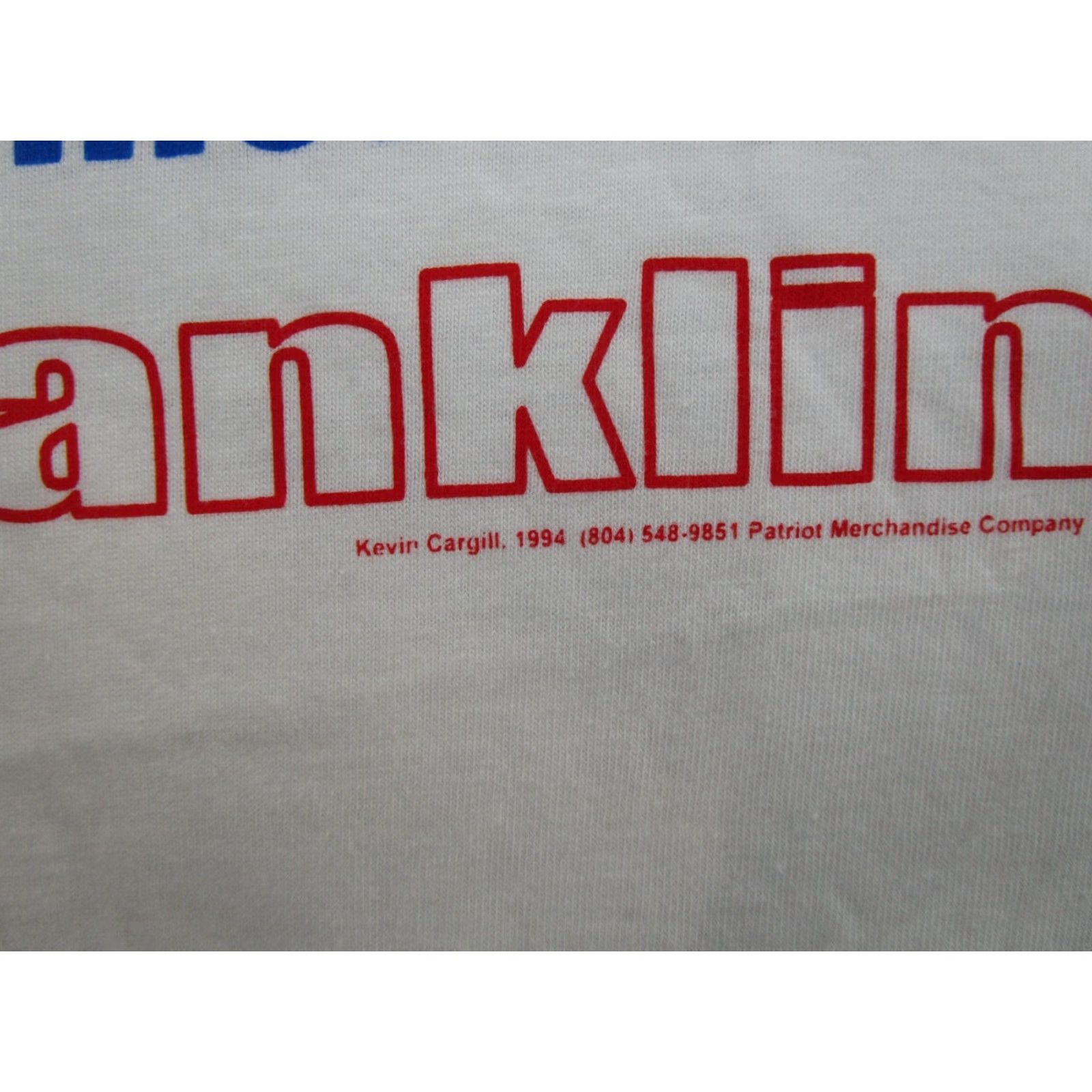 Hanes VINTAGE Ben Franklin President Morals Laws Single Stitch Shirt Men L White Nike Size US L / EU 52-54 / 3 - 3 Thumbnail