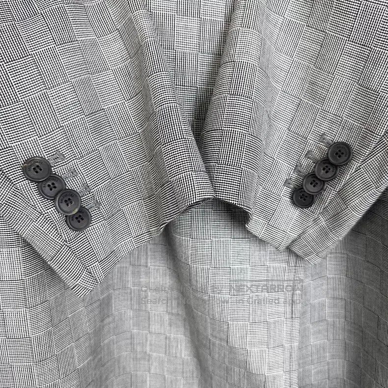 Balenciaga Balenciaga Gray Plaid Blazer Jacket Size M / US 6-8 / IT 42-44 - 6 Thumbnail