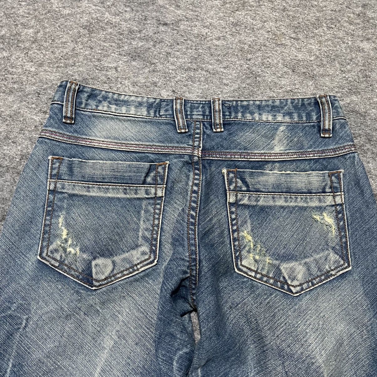 Japanese Brand Japanes brand A&Kei mudwash flare denim Size US 31 - 6 Thumbnail