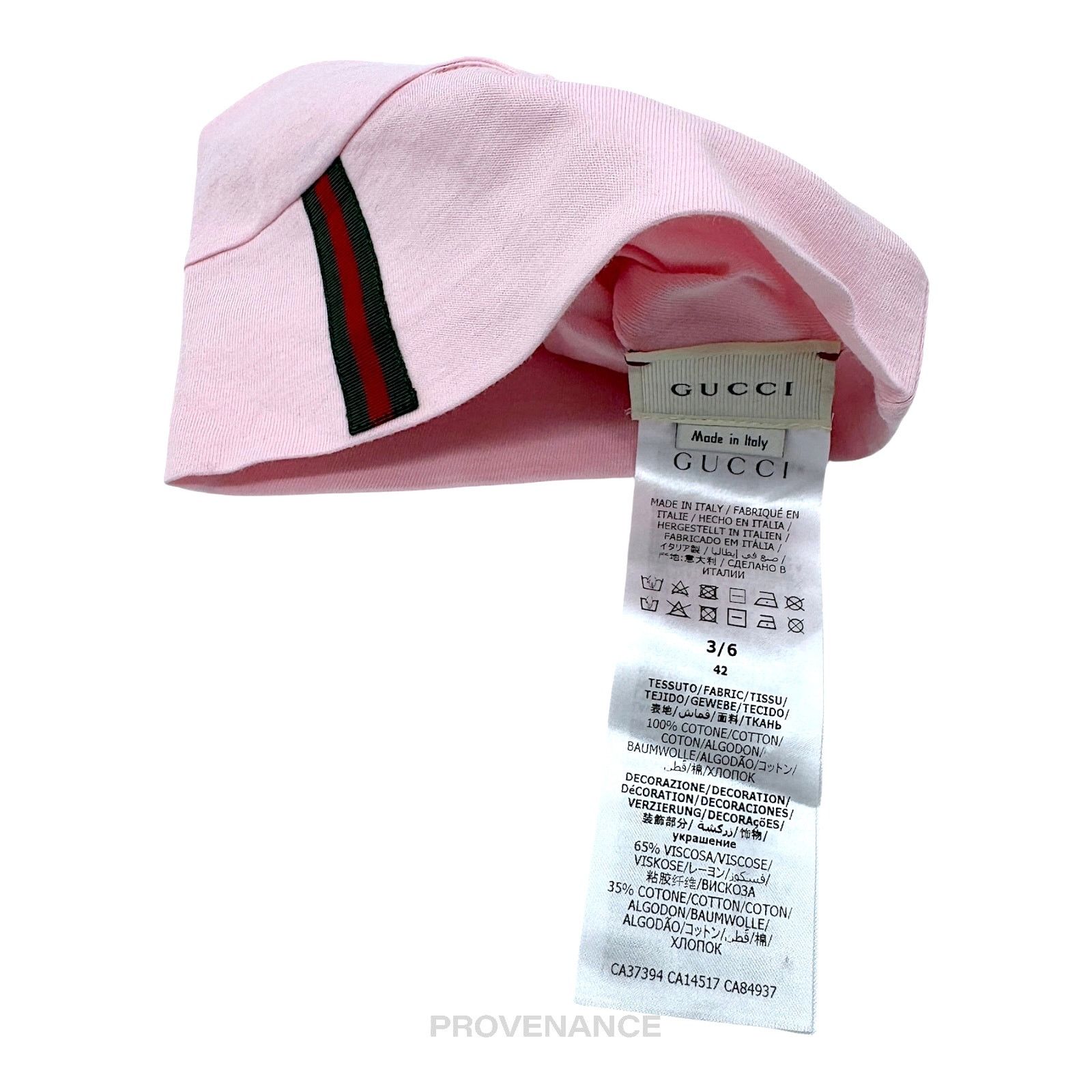 Gucci 🔴 Gucci Web Baby Cotton Cap - Powder Pink 3/6 Months Size ONE SIZE - 3 Thumbnail
