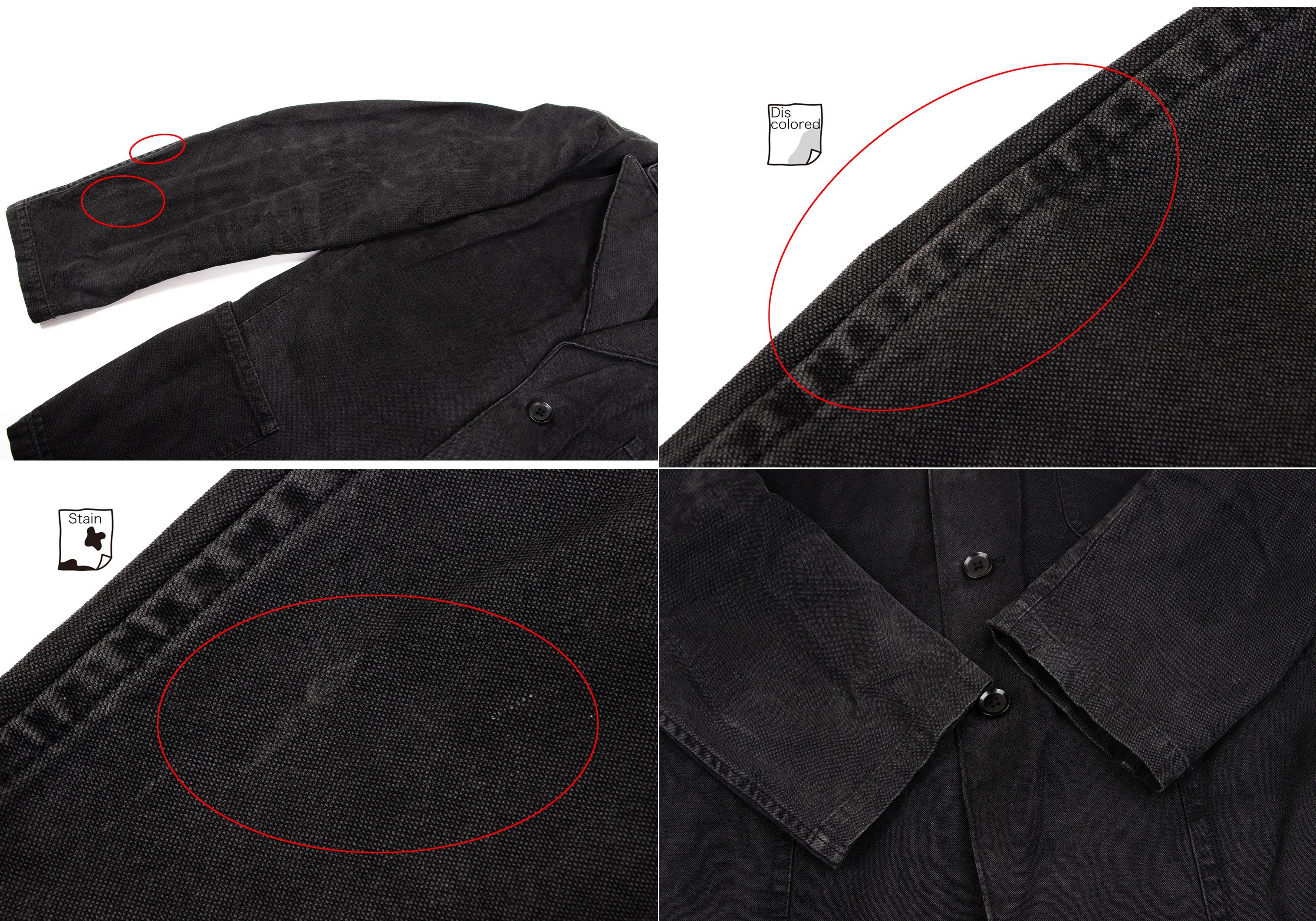 Yohji Yamamoto Yohji Yamamoto Cotton Canvas Jacket Charcoal Size US M / EU 48-50 / 2 - 8 Thumbnail