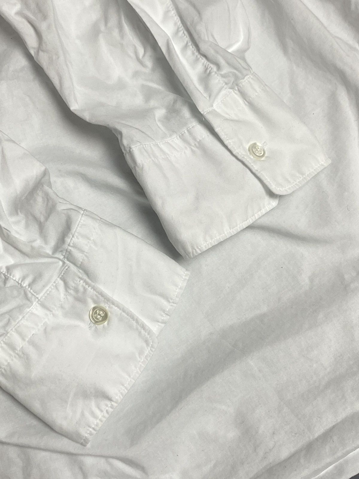 Aspesi Alberto Aspesi White Button Up Shirt Sz 41/16 Vintage Italy Size US L / EU 52-54 / 3 - 17 Thumbnail