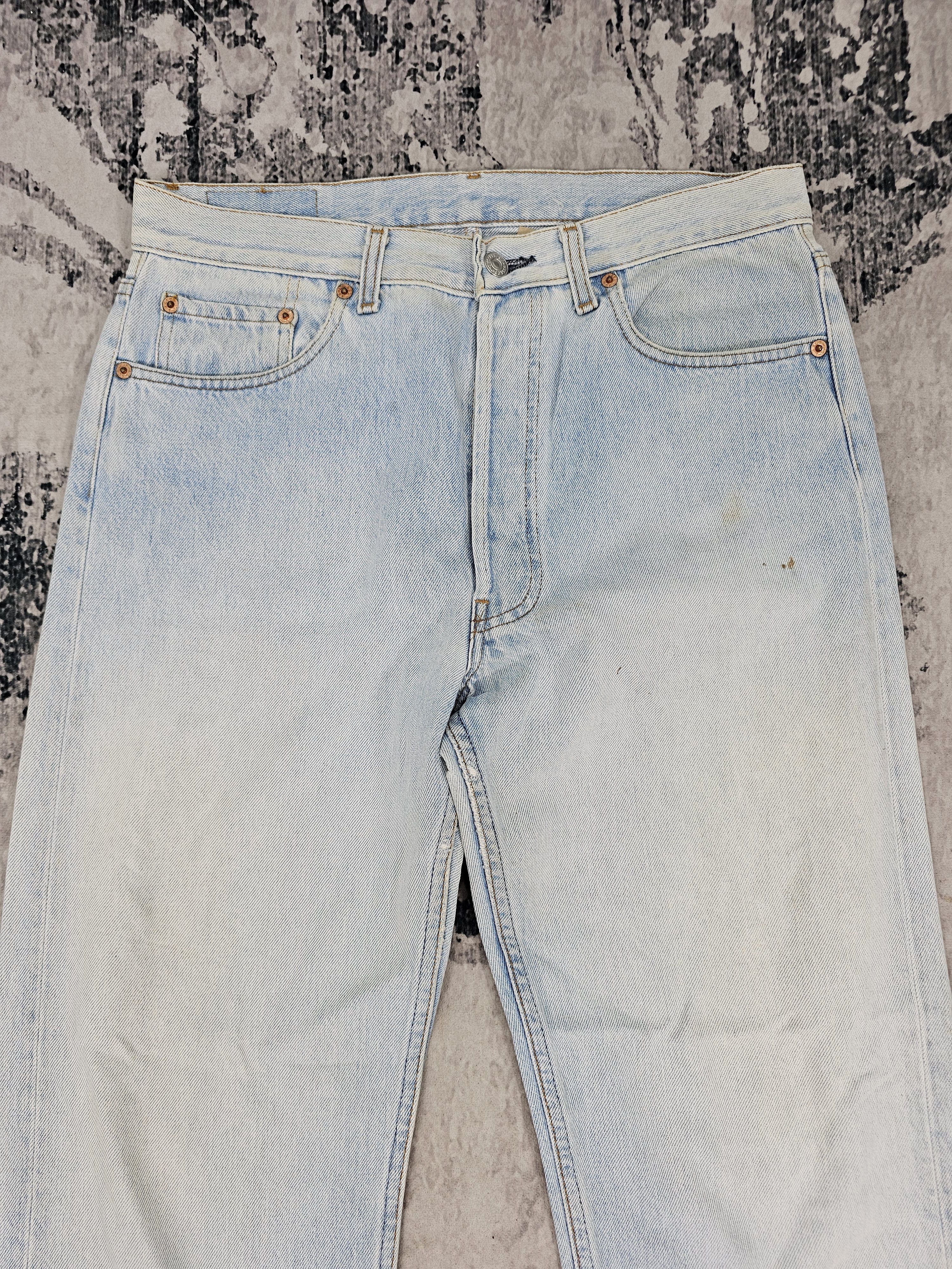 Levi's Vtg 80's LEVIS 501 XX Light Blue Faded Size 32X30 Jean L0415 Size US 32 / EU 48 - 4 Thumbnail