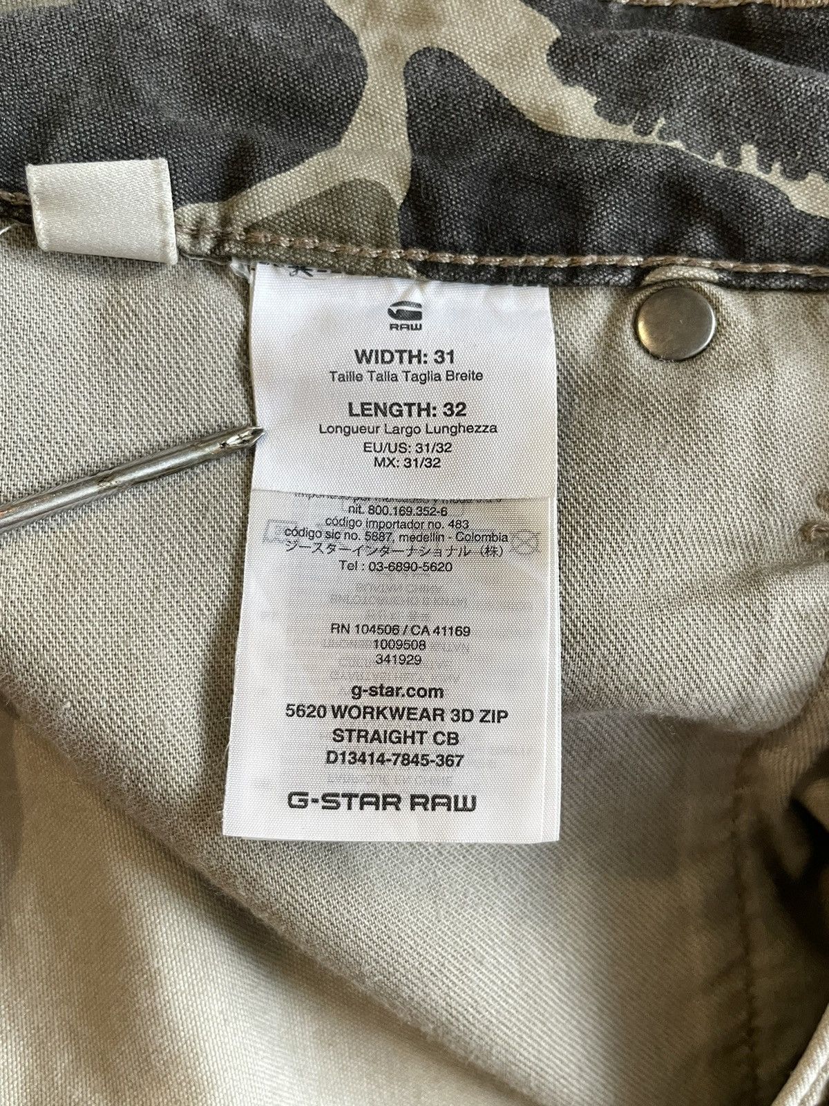 G-Star G-Star 5620 Elwood Workwear 3D Zip Size US 32 / EU 48 - 11 Thumbnail