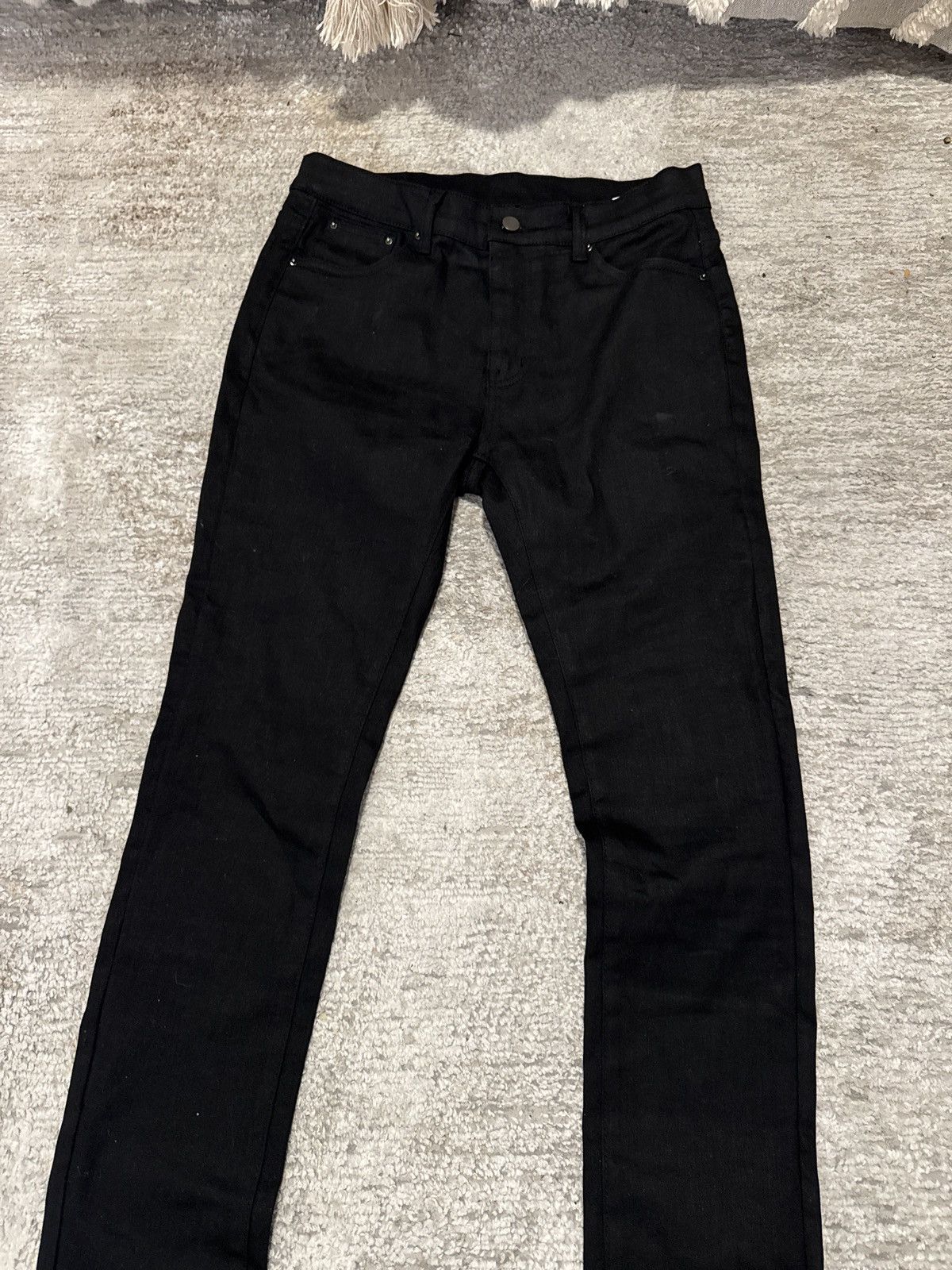 Other Black skinny wax jeans Size US 32 / EU 48 - 3 Thumbnail