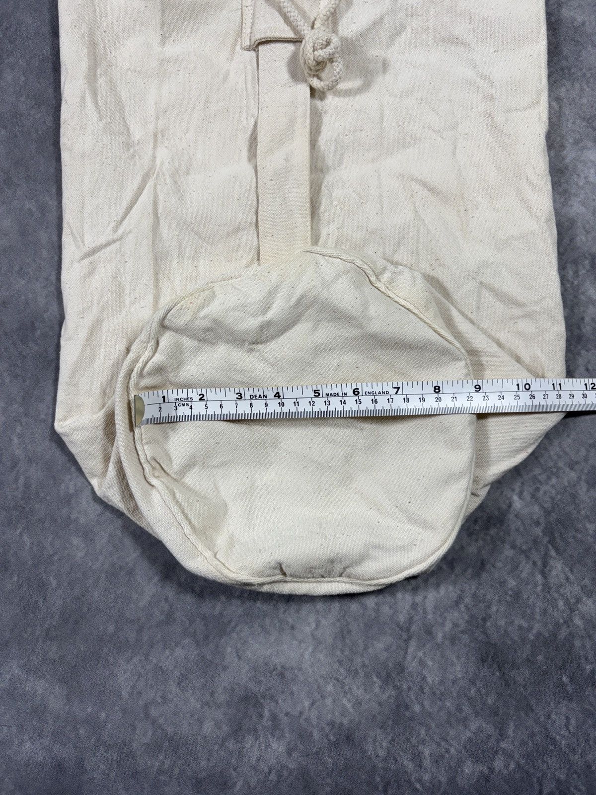 Vintage Vintage Canvas Sling Bag Natural Laundry Tote Messenger Side Size ONE SIZE - 6 Thumbnail