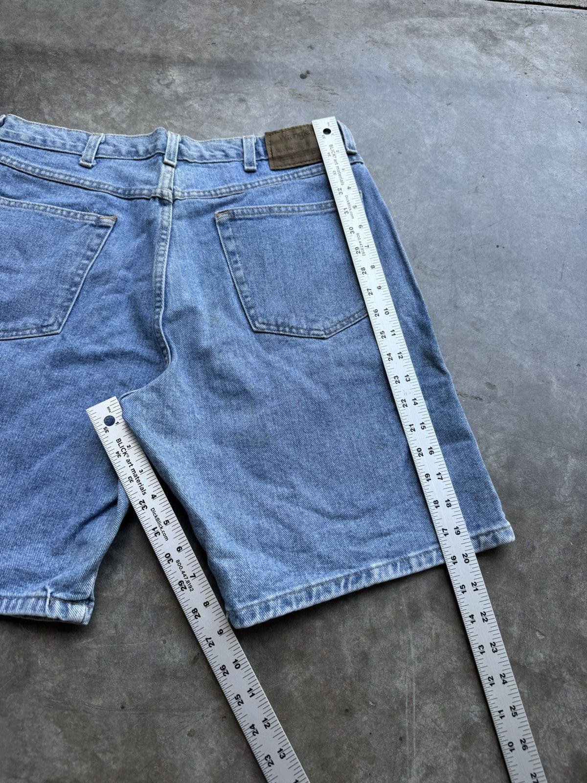 Wrangler Vintage 90’s/00’s Wrangler Light Denim Jean Shorts Size US 34 / EU 50 - 5 Thumbnail