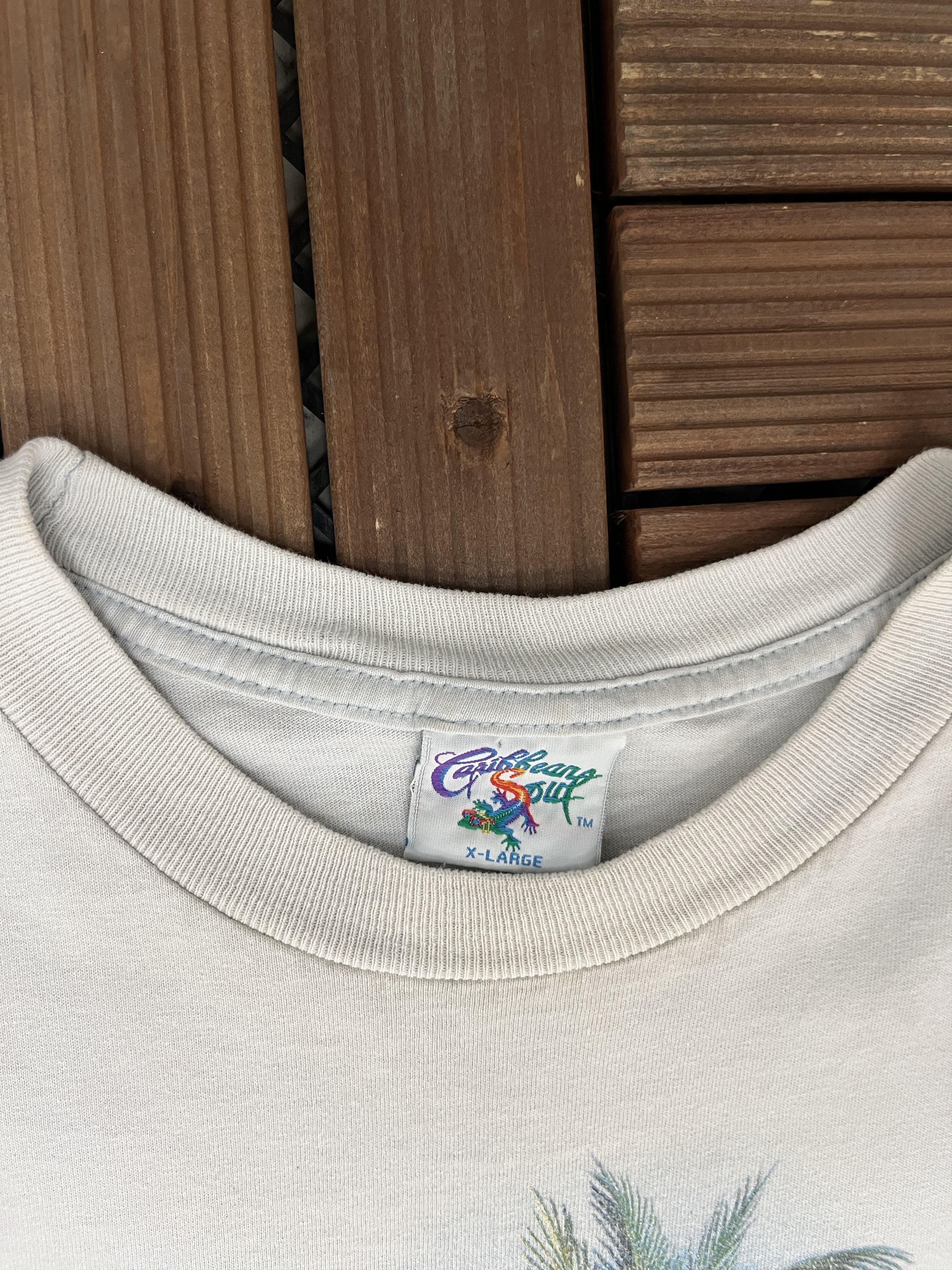 Vintage Caribbean Soul Coconut Telegraph Vintage T-Shirt Tee Size US XL / EU 56 / 4 - 7 Thumbnail