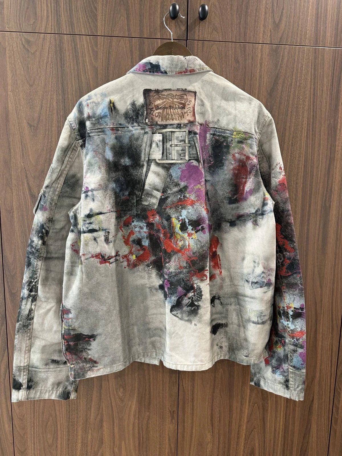Acne Studios ACNE STUDIOS Printed Denim Jacket Size US M / EU 48-50 / 2 - 6 Thumbnail