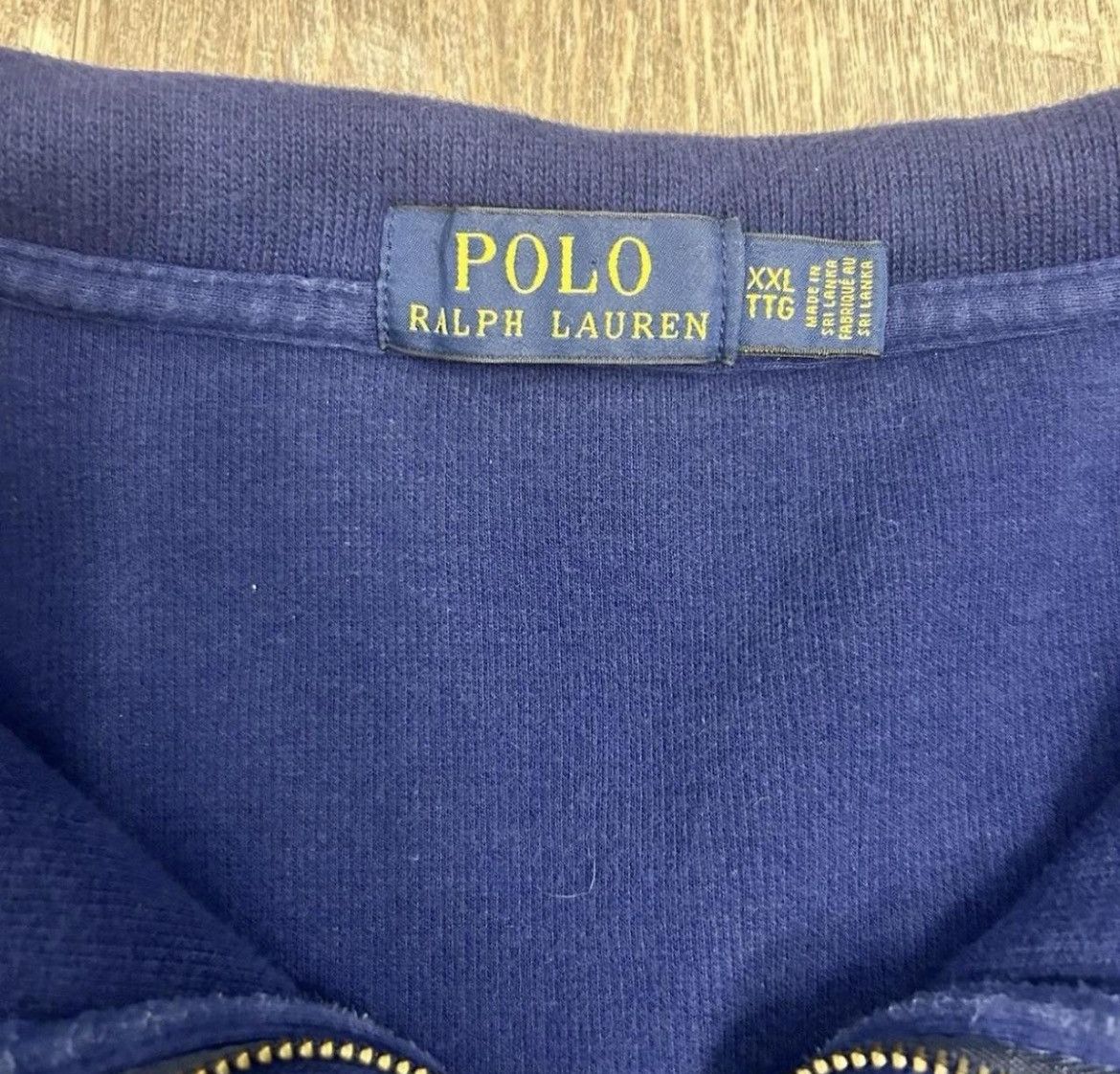 Ralph Lauren Ralph Lauren Navy Blue Quarter Zip Sweatshirt Size 3XL Size US XXL / EU 58 / 5 - 2 Thumbnail