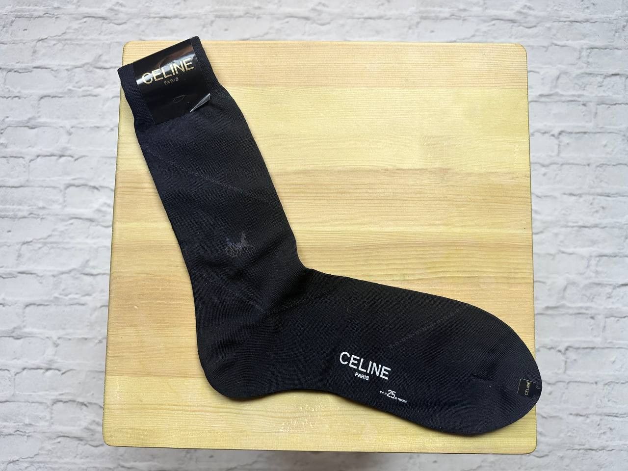 Celine × Japanese Brand Celine Paris Rare Vintage New Japanesse Socks Size ONE SIZE - 1 Thumbnail