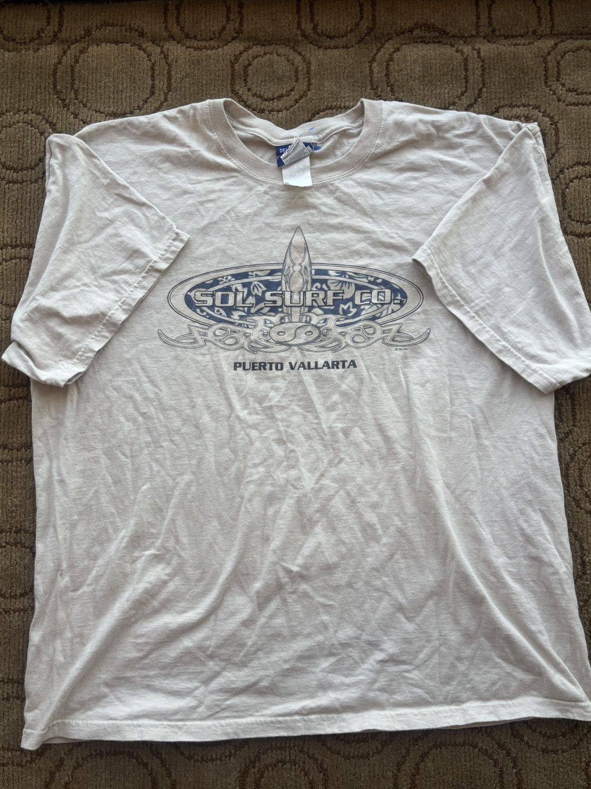 Vintage Vintage surfer del sol puerta Vallarta 2000s exclusive tee Size US XL / EU 56 / 4 - 1 Thumbnail
