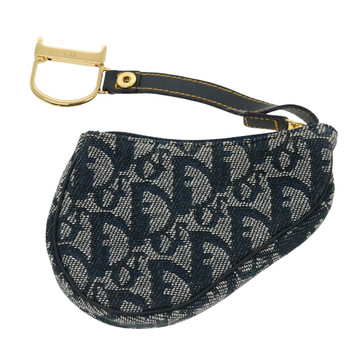 Dior Saddle Navy Canvas Wallet (Pre-Owned) Size ONE SIZE - 1 Thumbnail