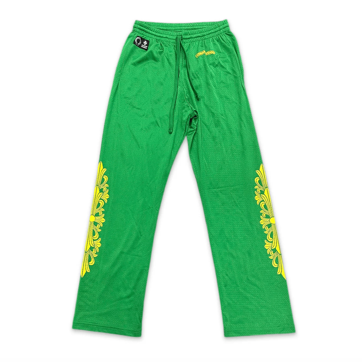 Chrome Hearts Sports Mesh Varsity Sweatpants Green/Yellow Size US 32 / EU 48 - 1 Preview