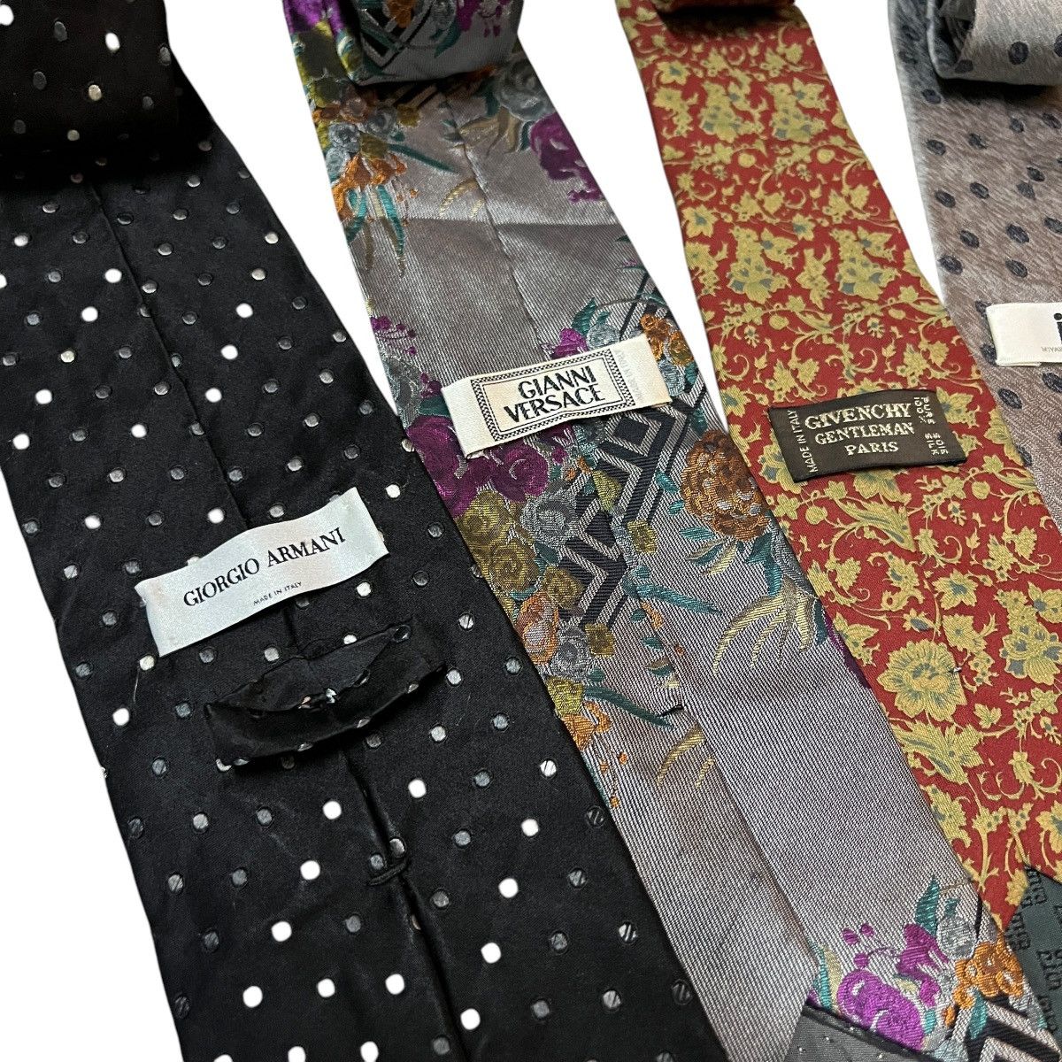 Givenchy × Issey Miyake × Versace Lot of 4 Designer Italian Silk Size ONE SIZE - 5 Thumbnail